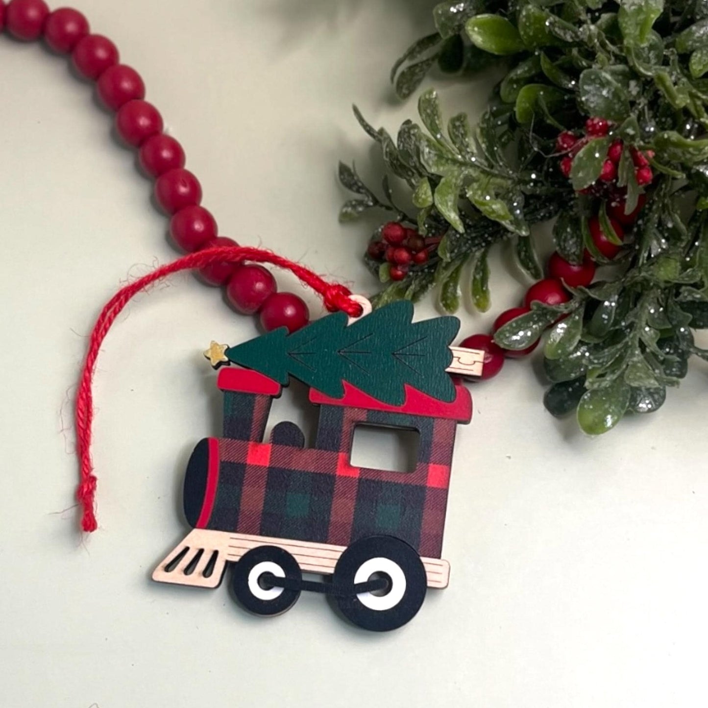 Christmas Train Ornament
