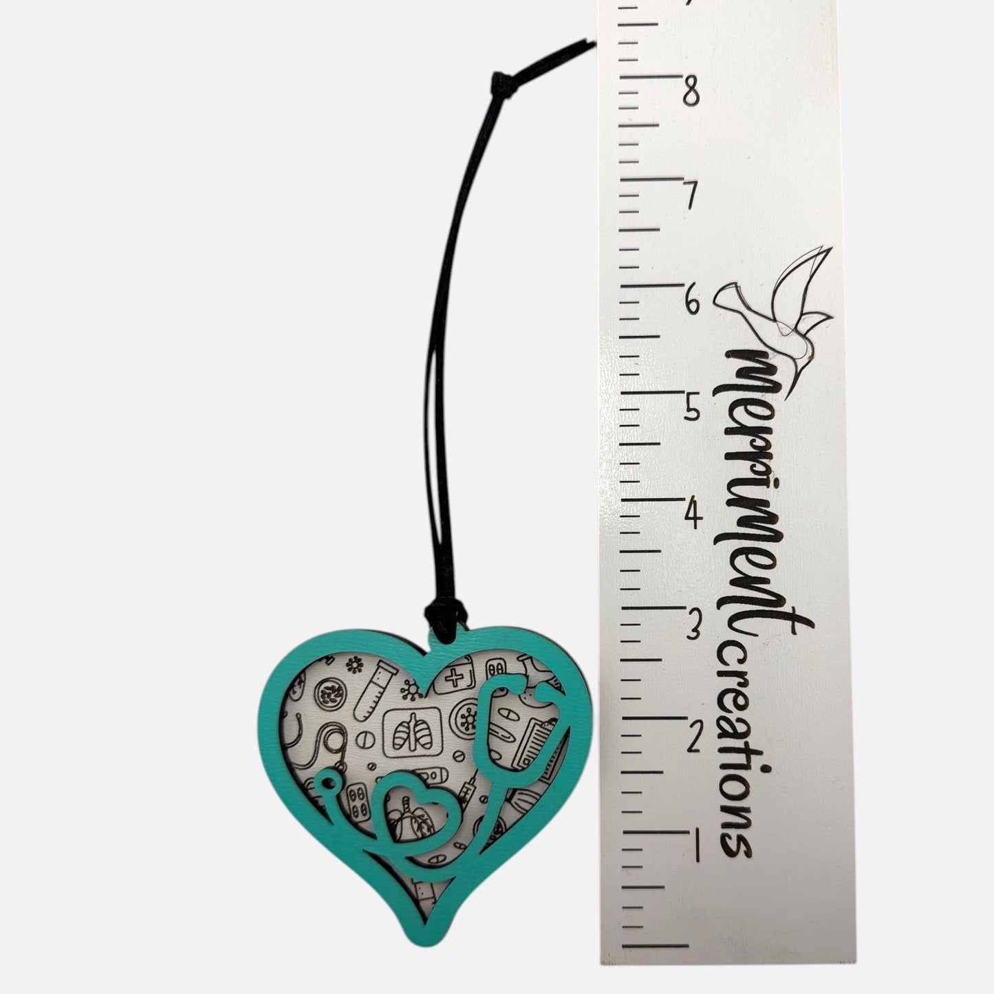 Nurse Appreciation Car Charm - Bag Tag - Custom Message Option