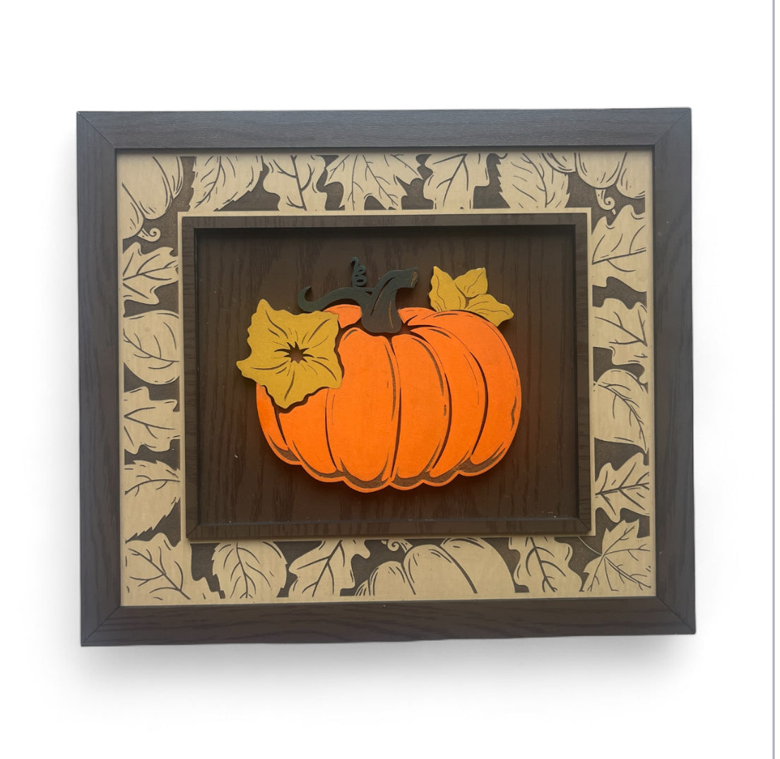 Autumn Pumpkin Wall Decor