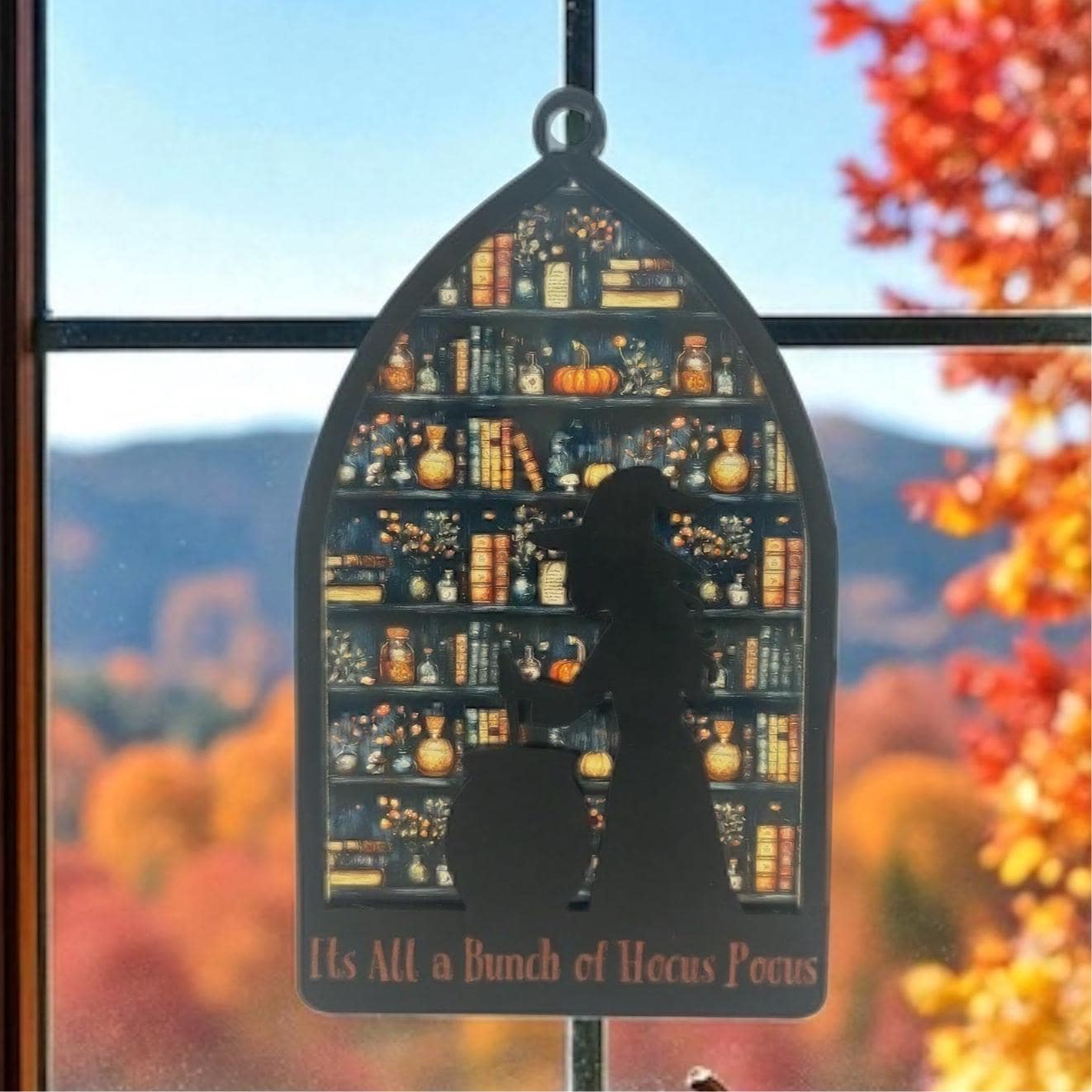 Hocus Pocus Witch Sun Catcher | Witchy Decor