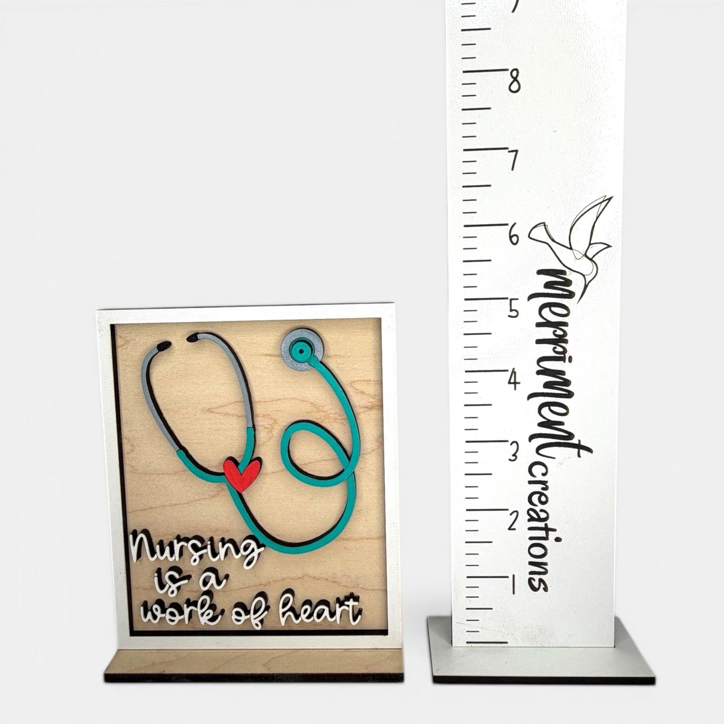 Handmade Nurse Appreciation Desk Sign