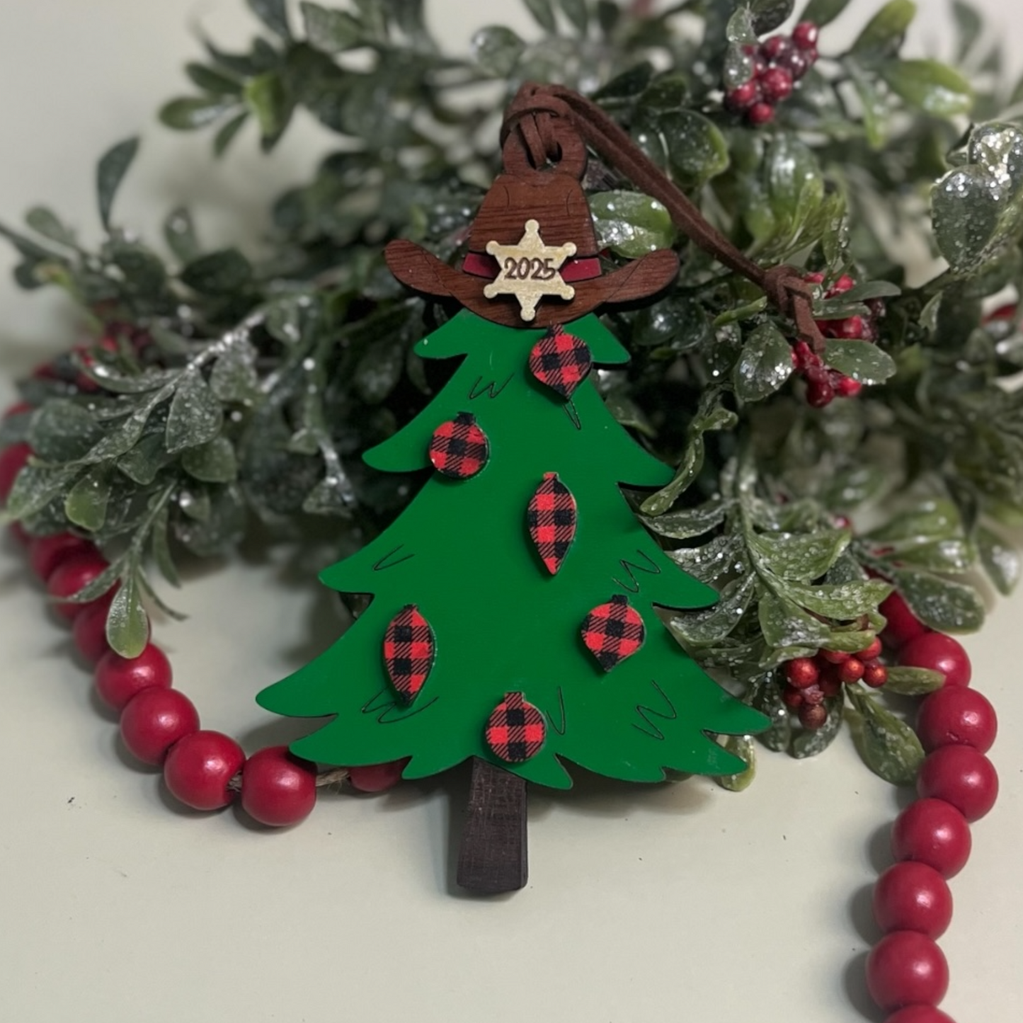 Cowboy Christmas Tree Ornament