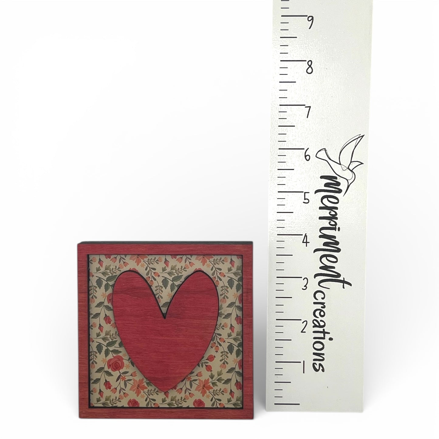 Framed Heart Shelf Sitter