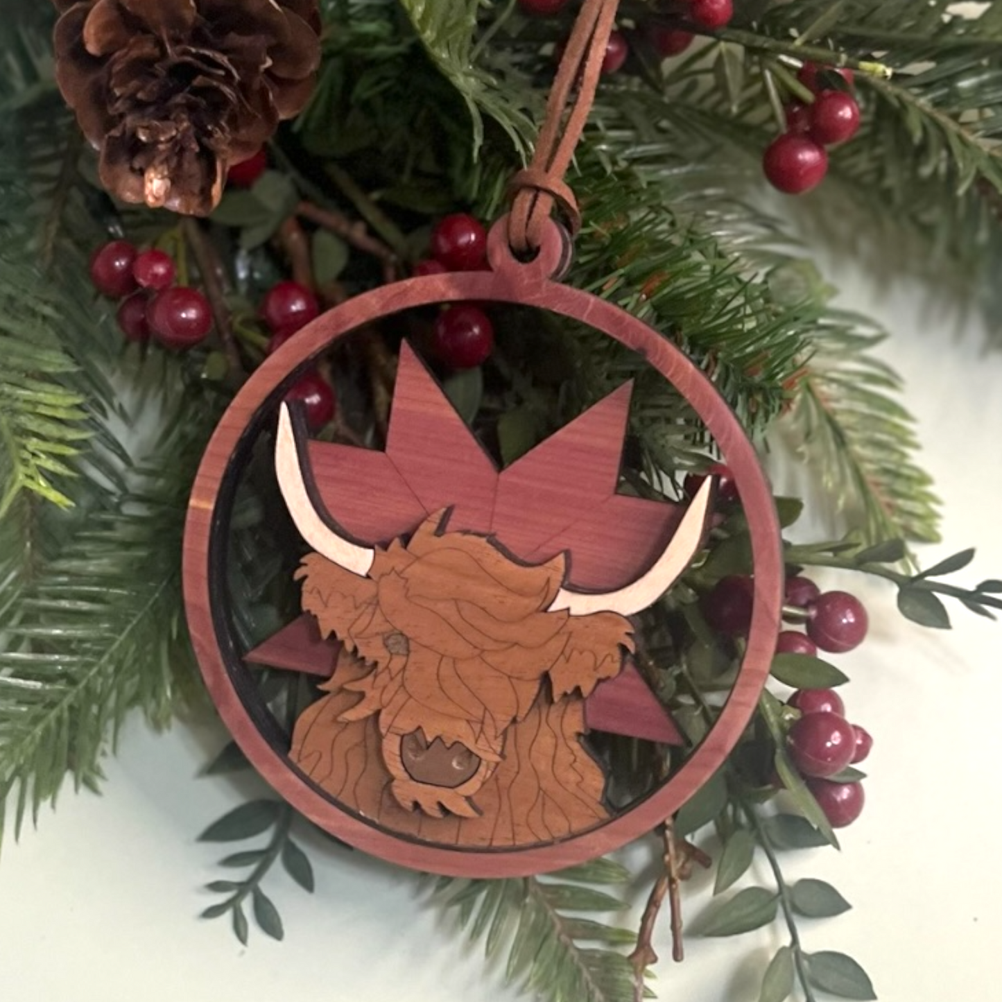 Highland Cow Ornament