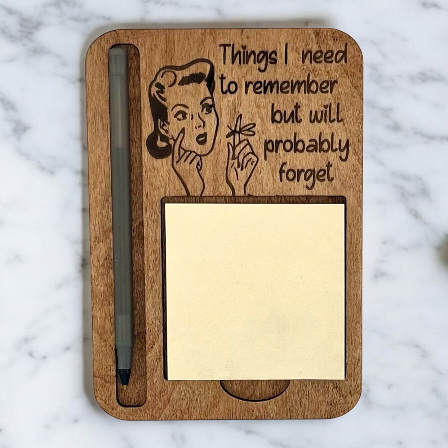 Things To Remember Sticky Note Holder