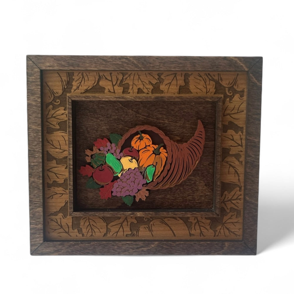 Autumn Cornucopia Shelf Sitter