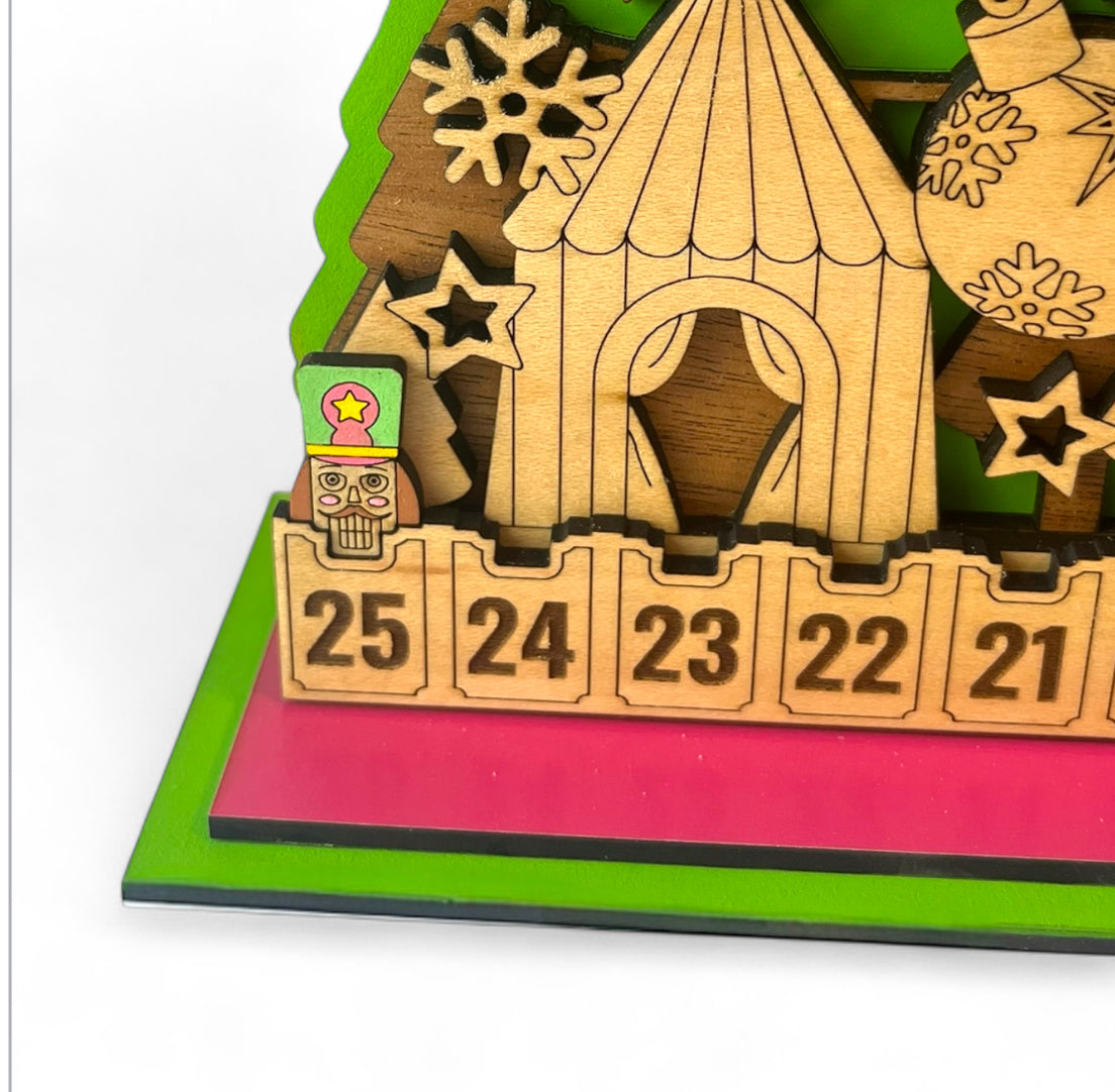 Bold Nutcracker Christmas Countdown