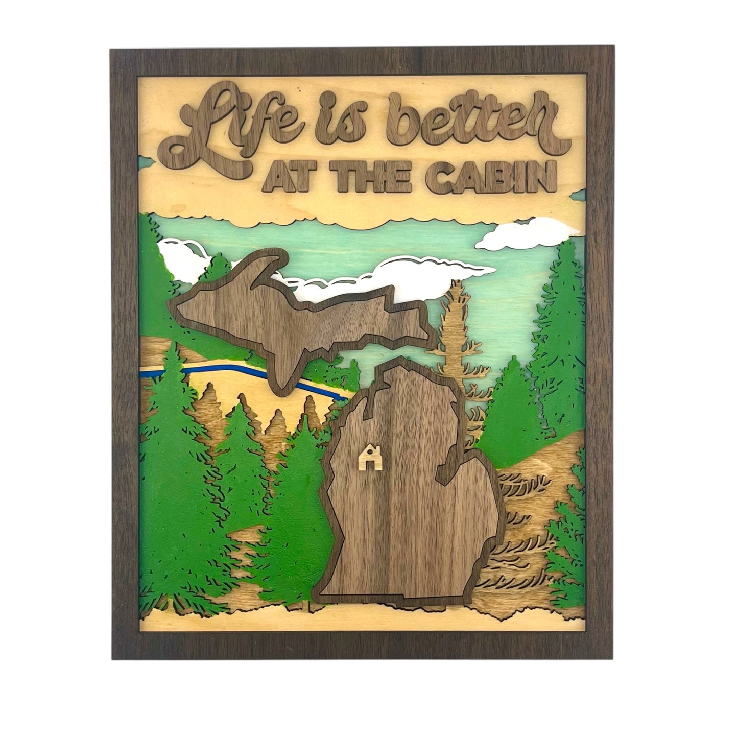 Choose Your State- Better At The Cabin Wall Art