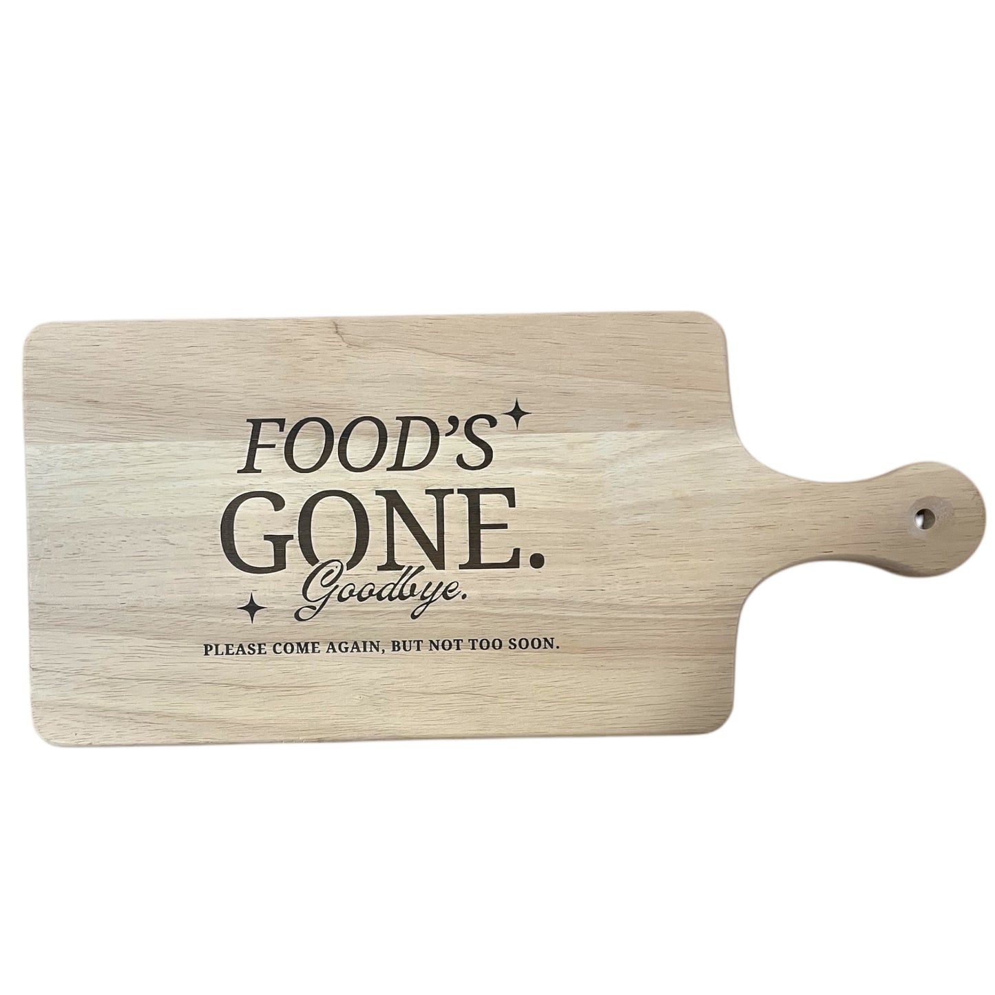 Food’s Gone Serving Board