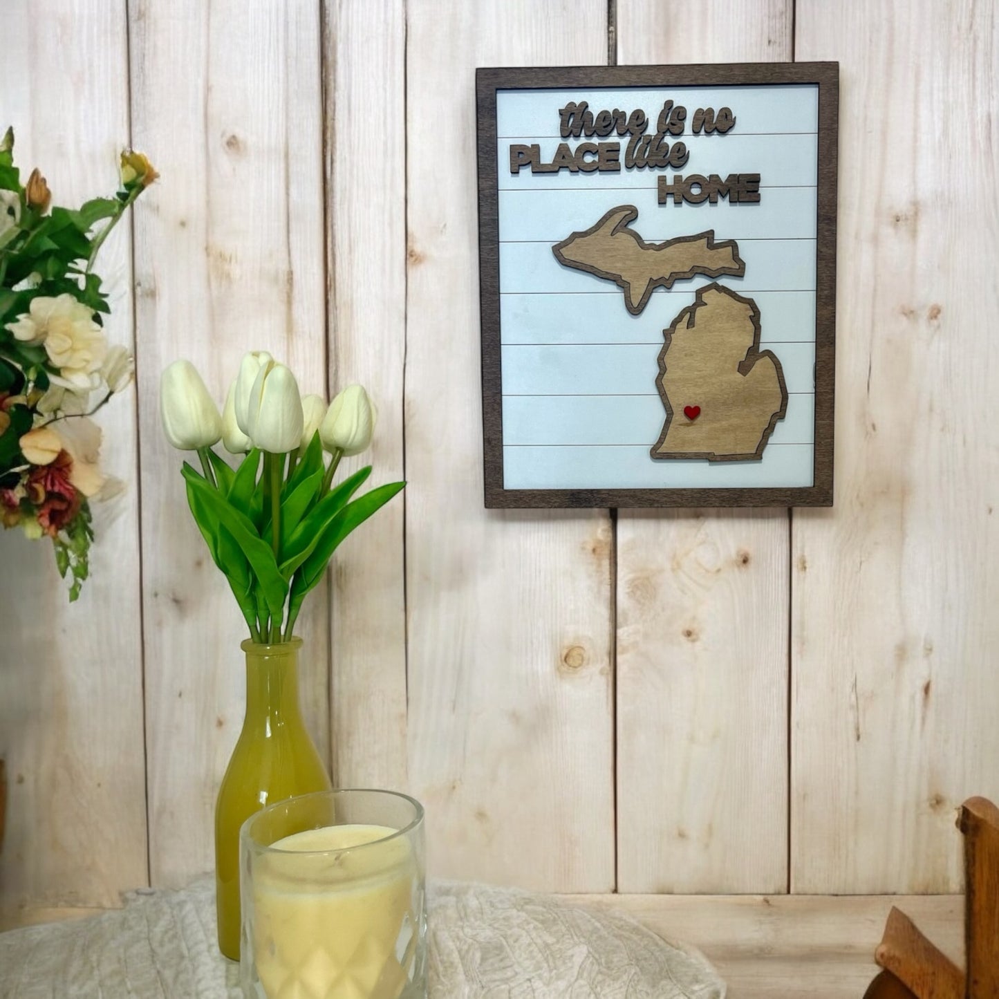 Choose Your State- There Is No Place Like Home Wall Art
