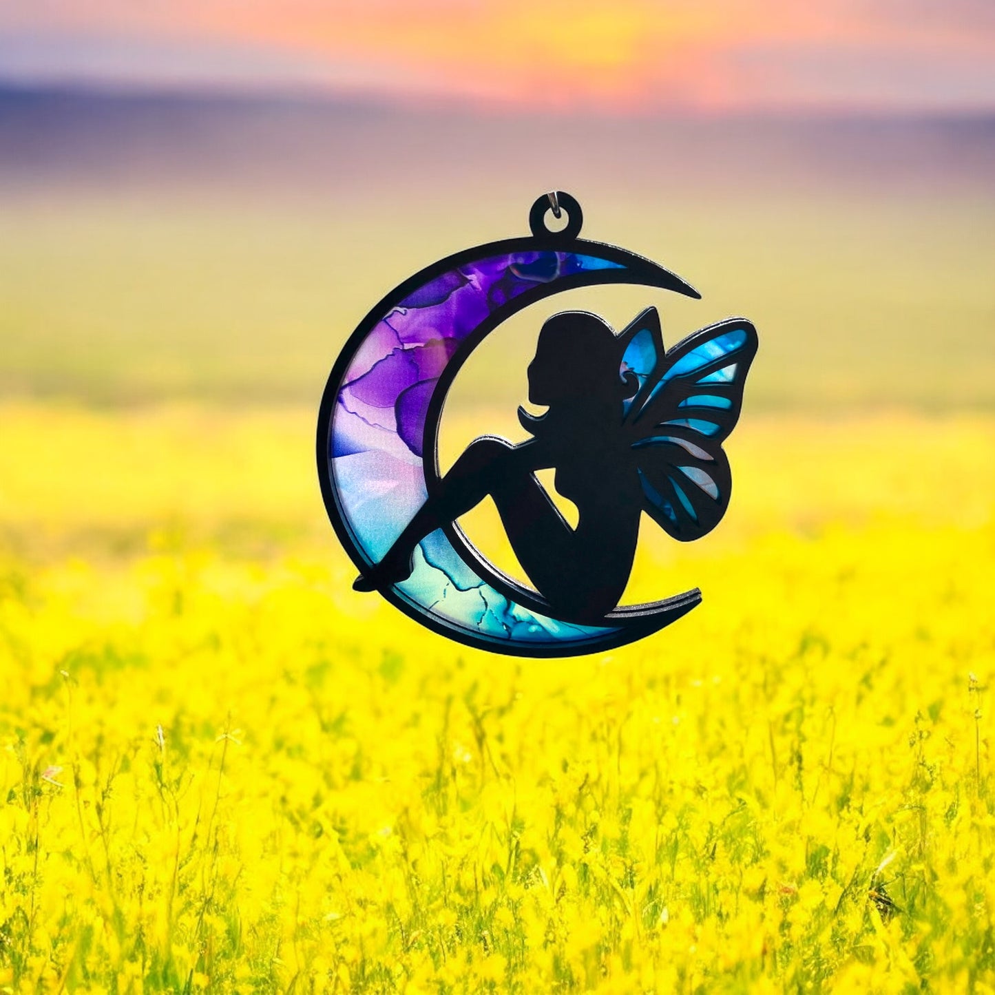Moon Fairy Suncatcher