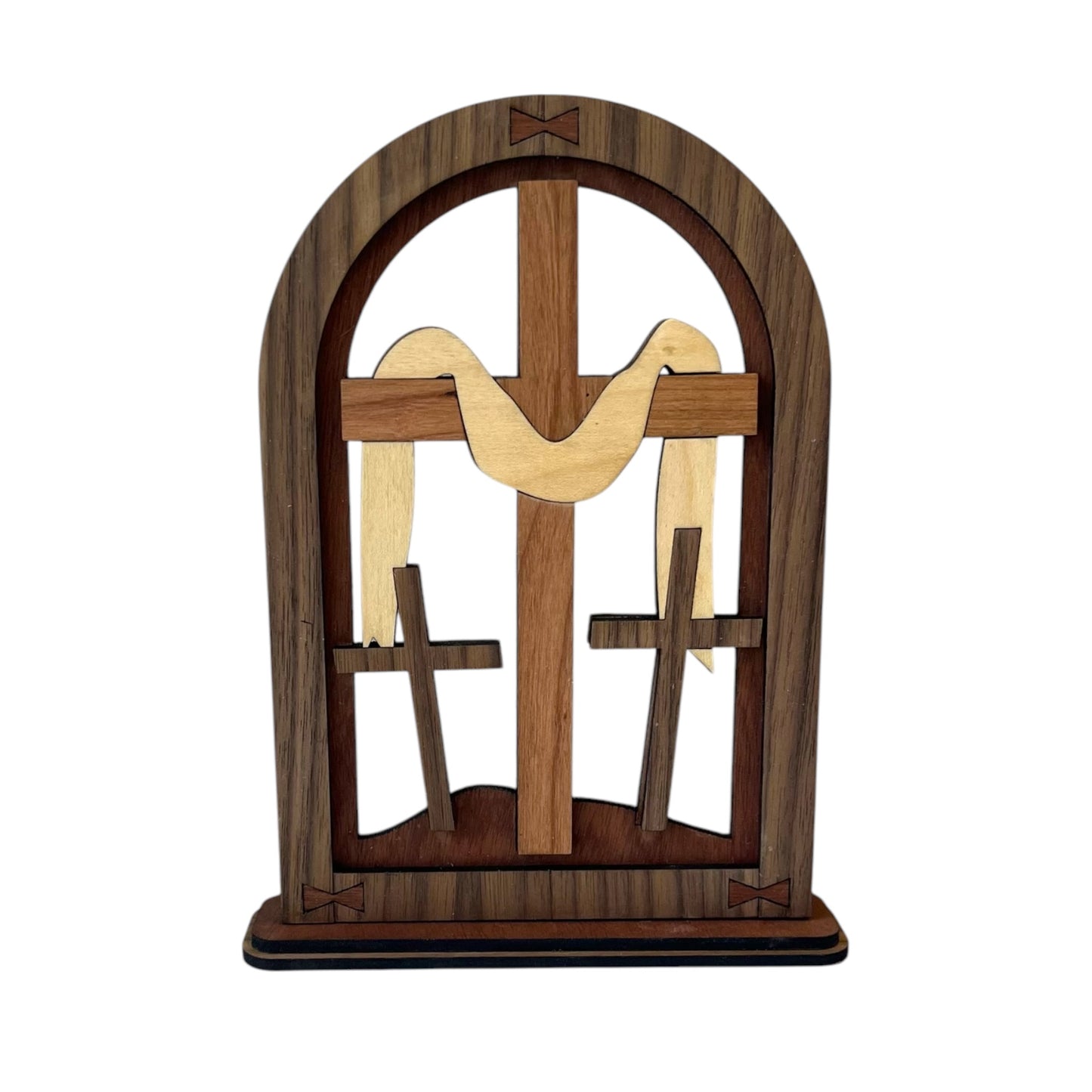 Three Crosses Arch Decor