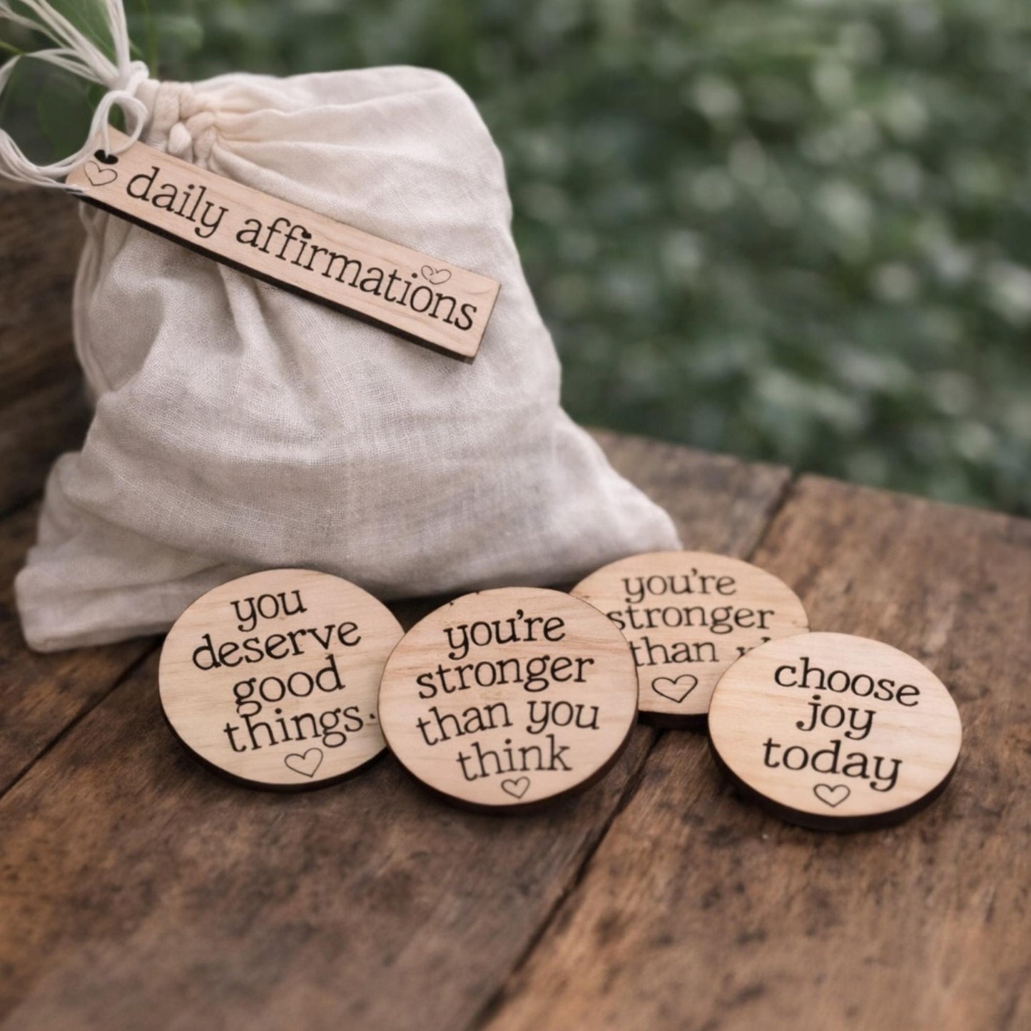 Daily Affirmation Tokens | Motivational Gift