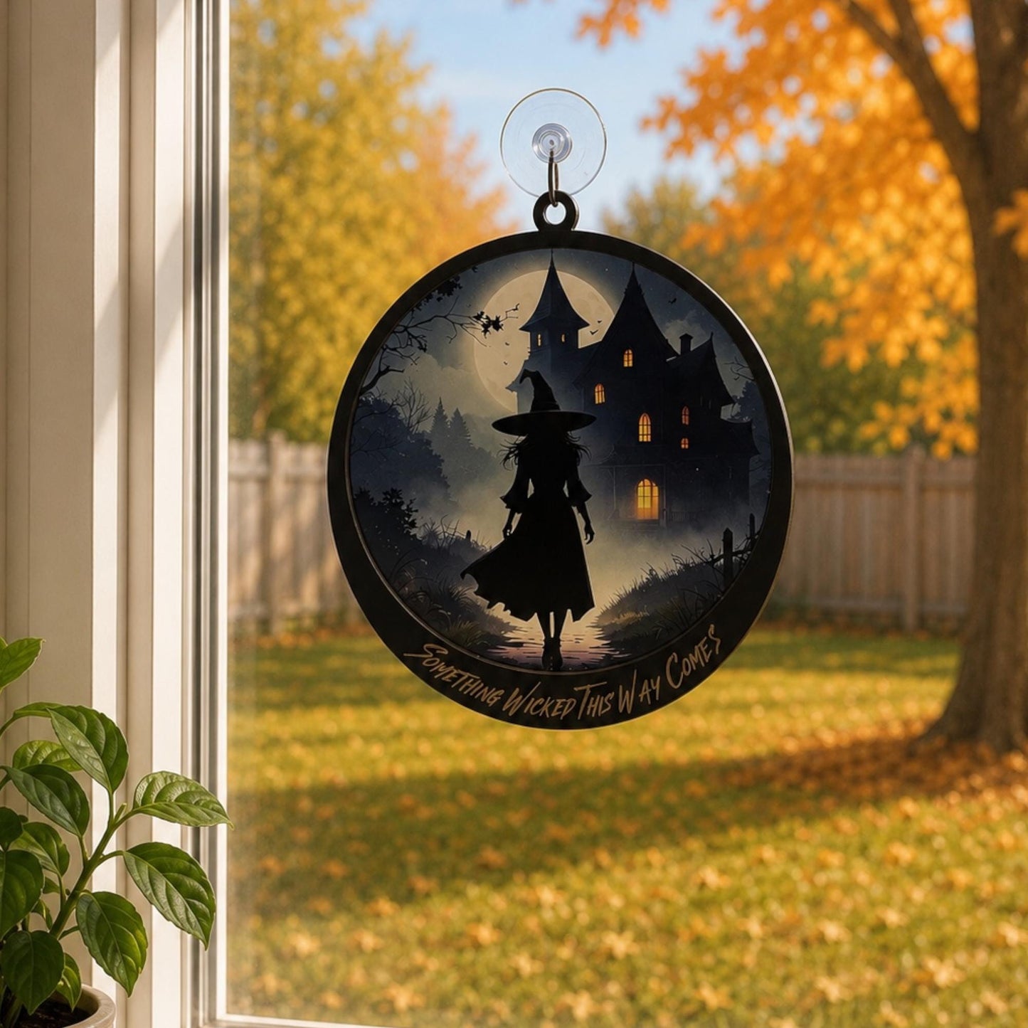 Witch’s Walk Suncatcher | Witchy Decor