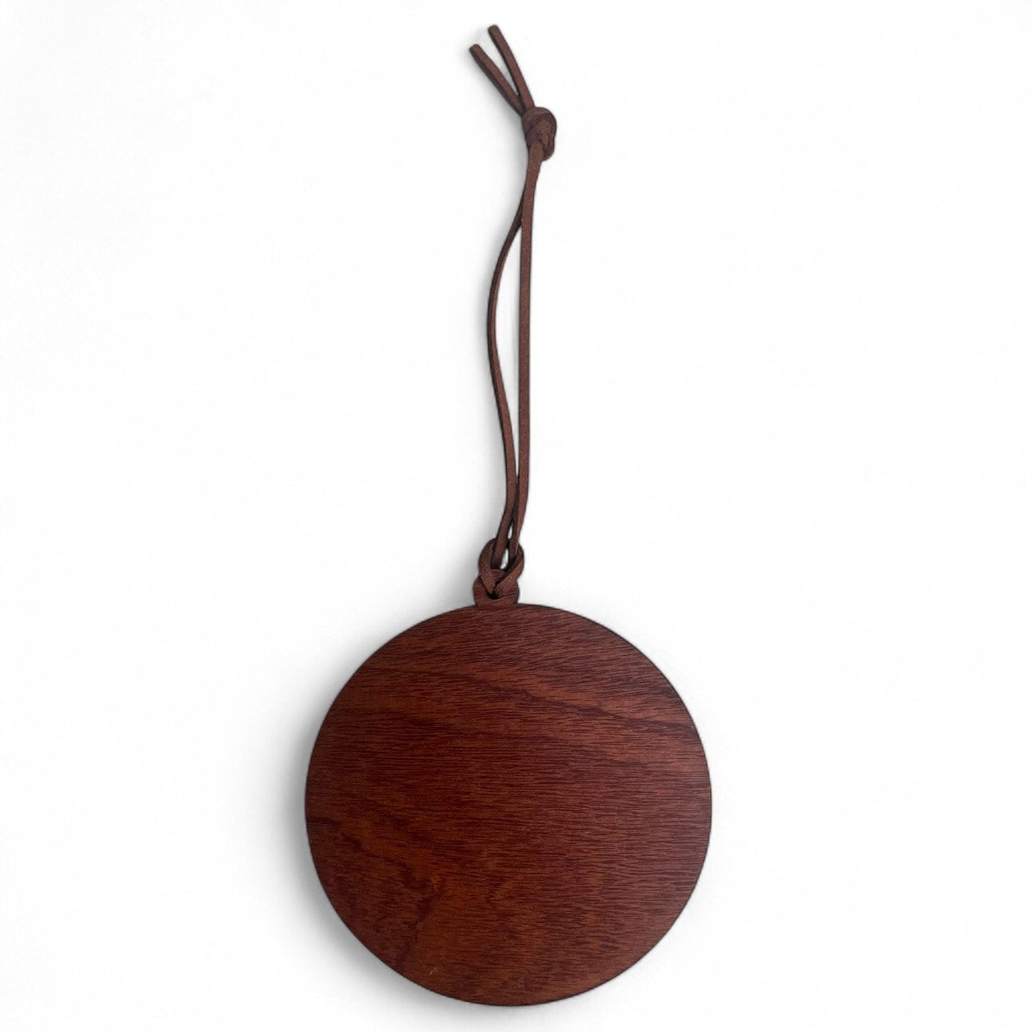 Lake Michigan Ornament – Wood & Leather Lakes Decor
