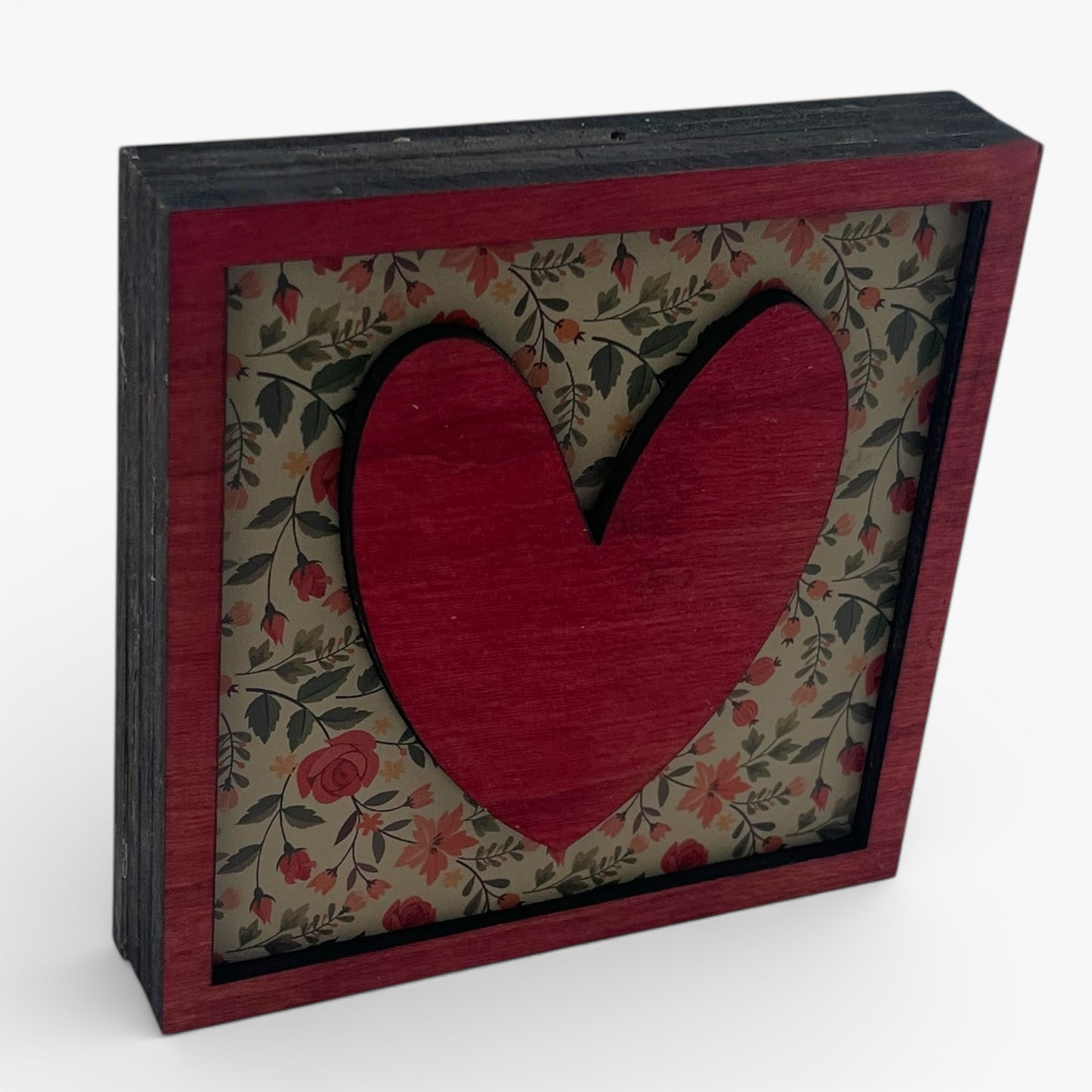 Framed Heart Shelf Sitter