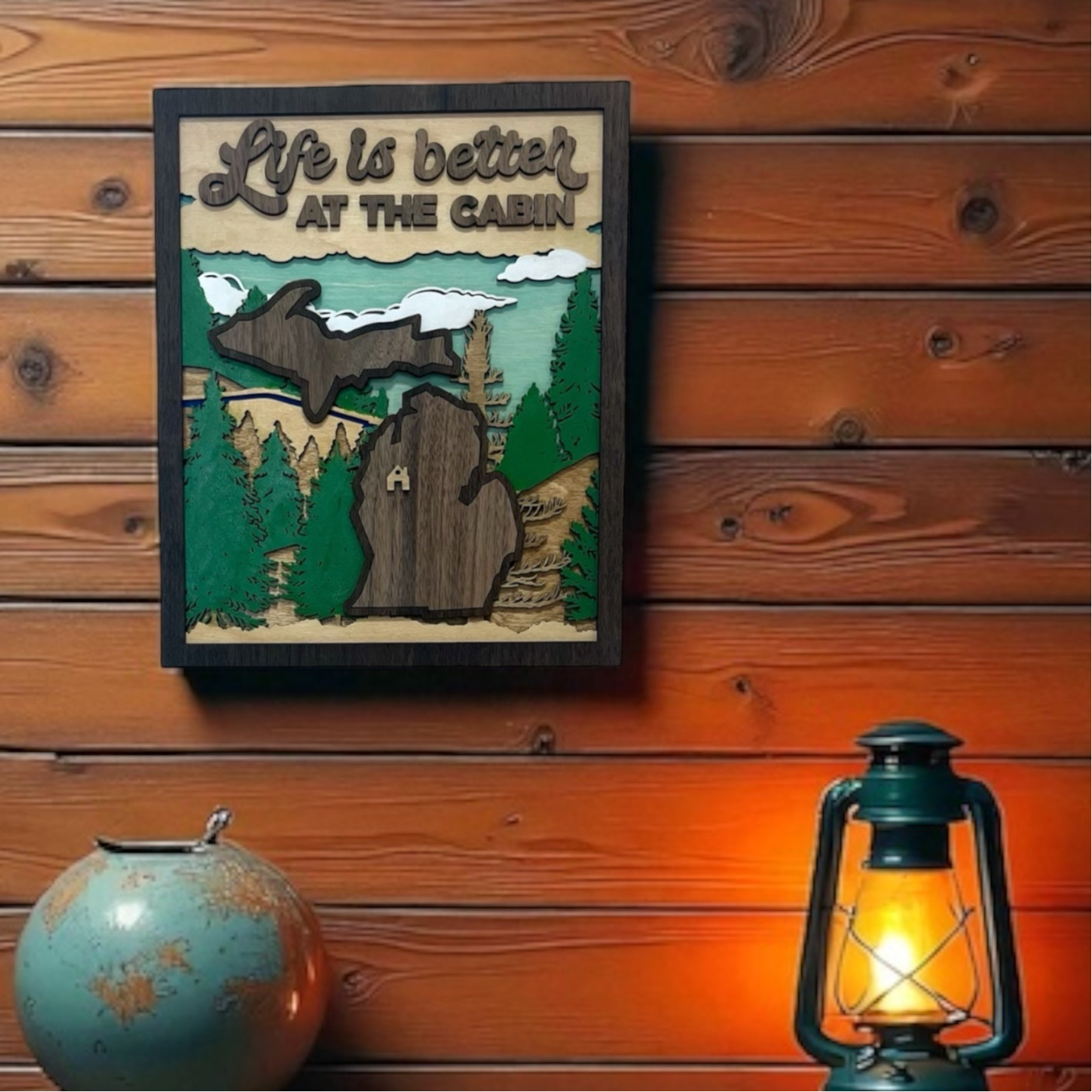 Choose Your State- Better At The Cabin Wall Art