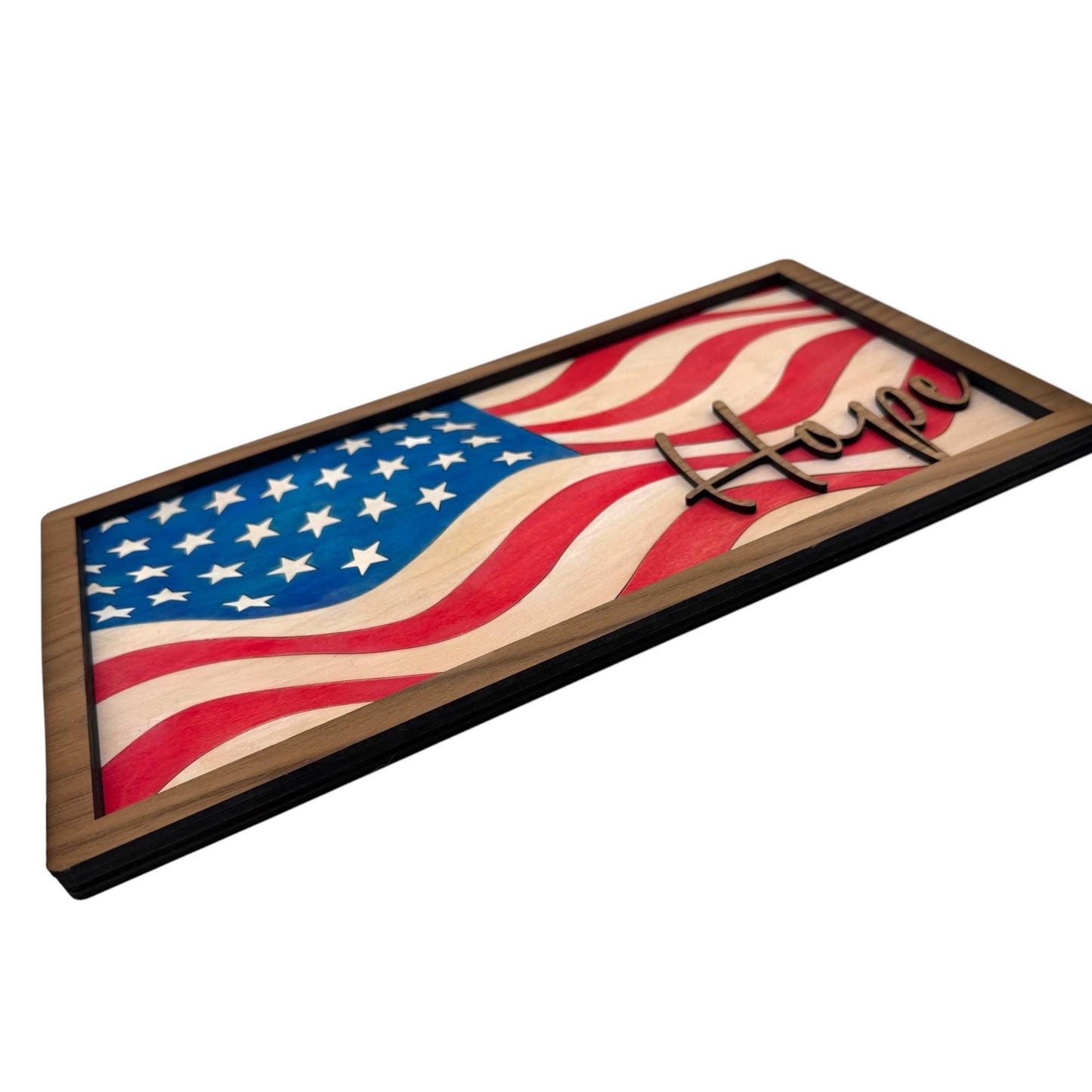 American Flag Hope Wall Art