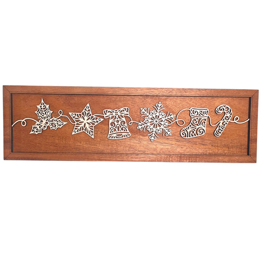 Gingerbread Holiday Icons Wall Art