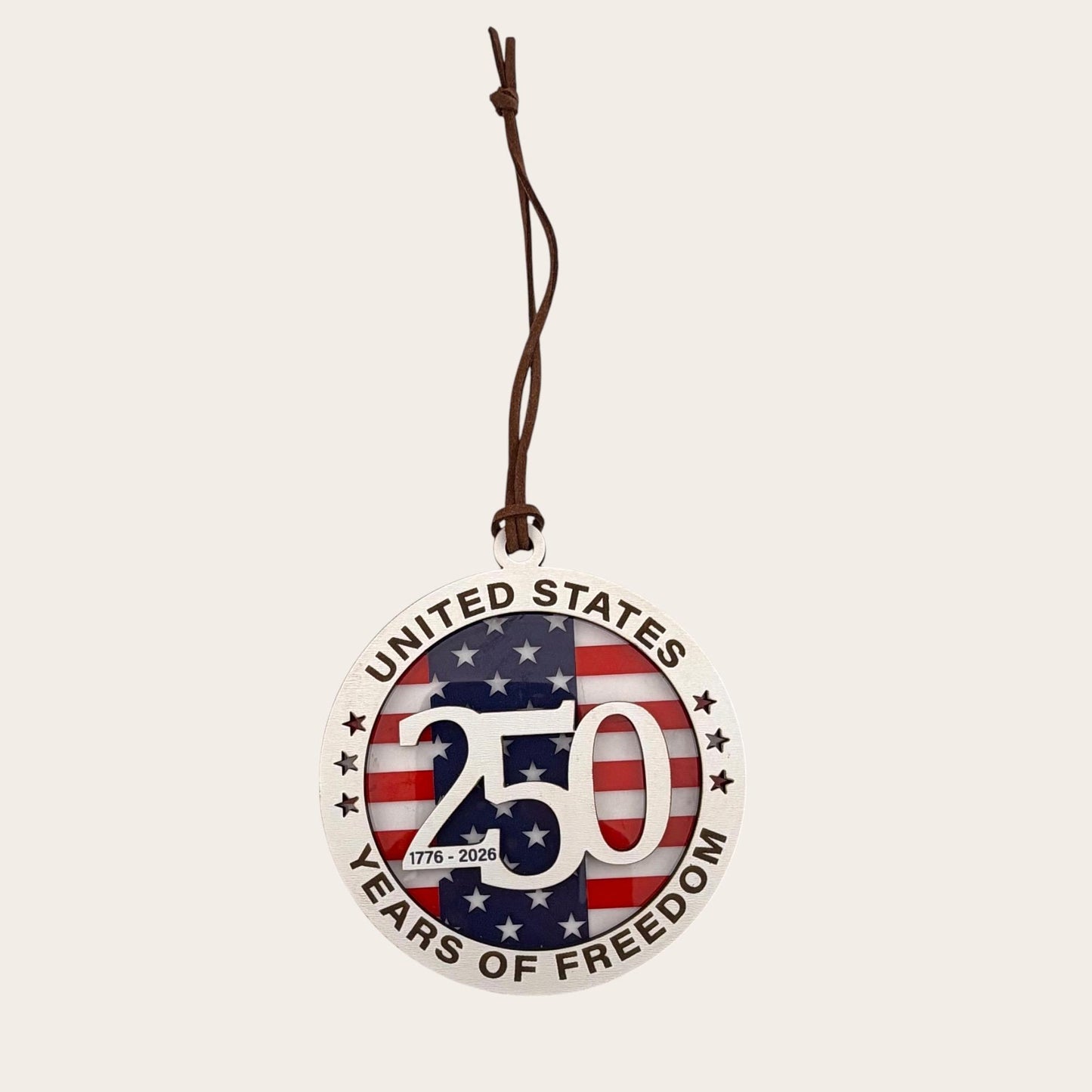 America 250 Stars and Stripes Ornament