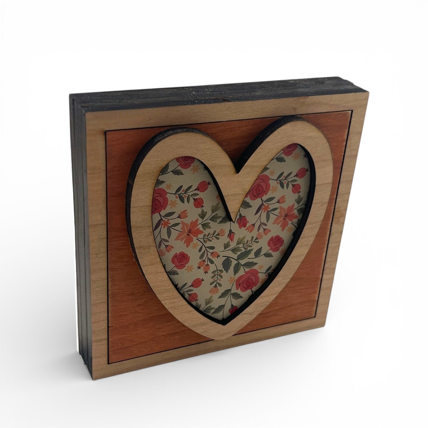 Neutral  Heart Shelf Sitter