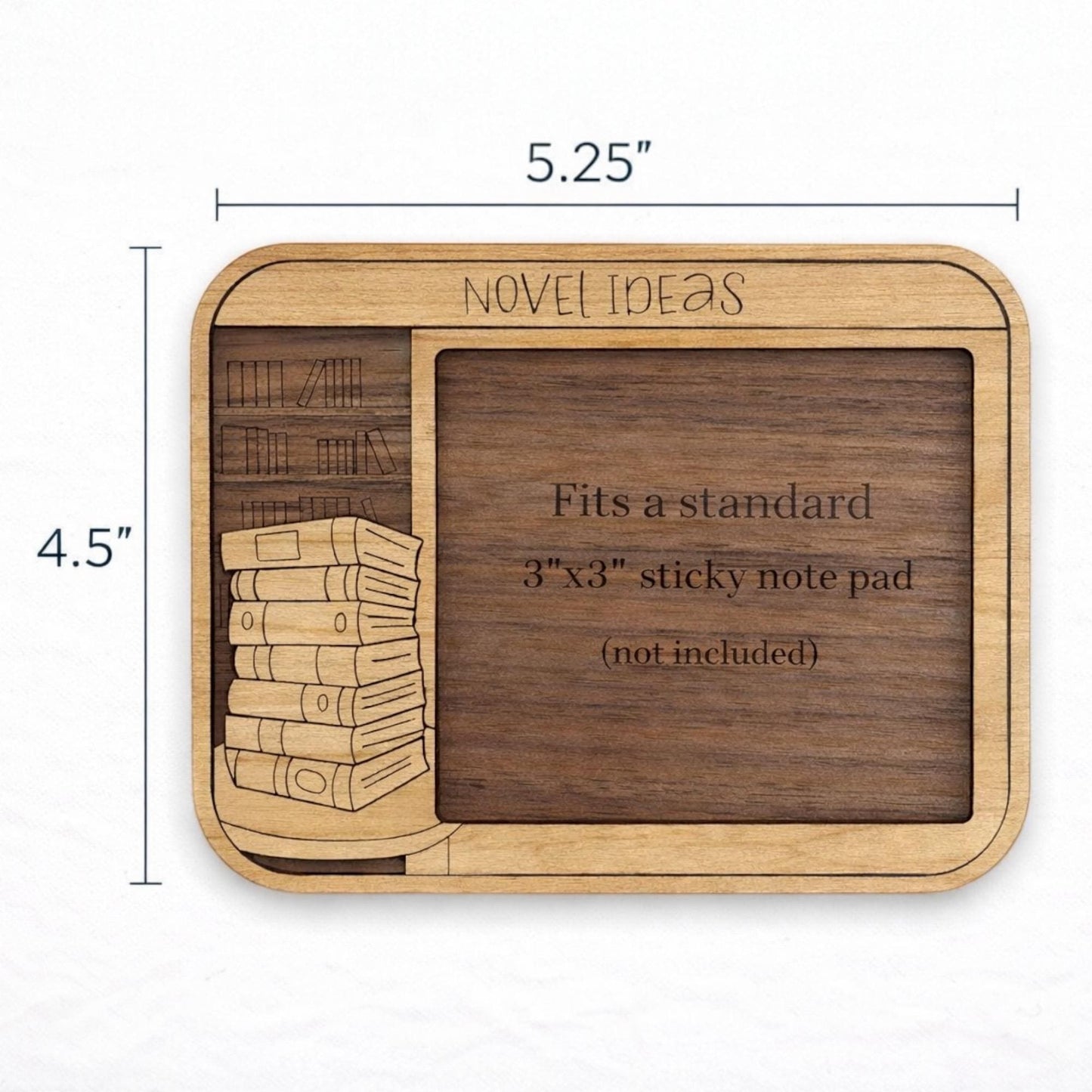 Book Lovers Notepad Holder