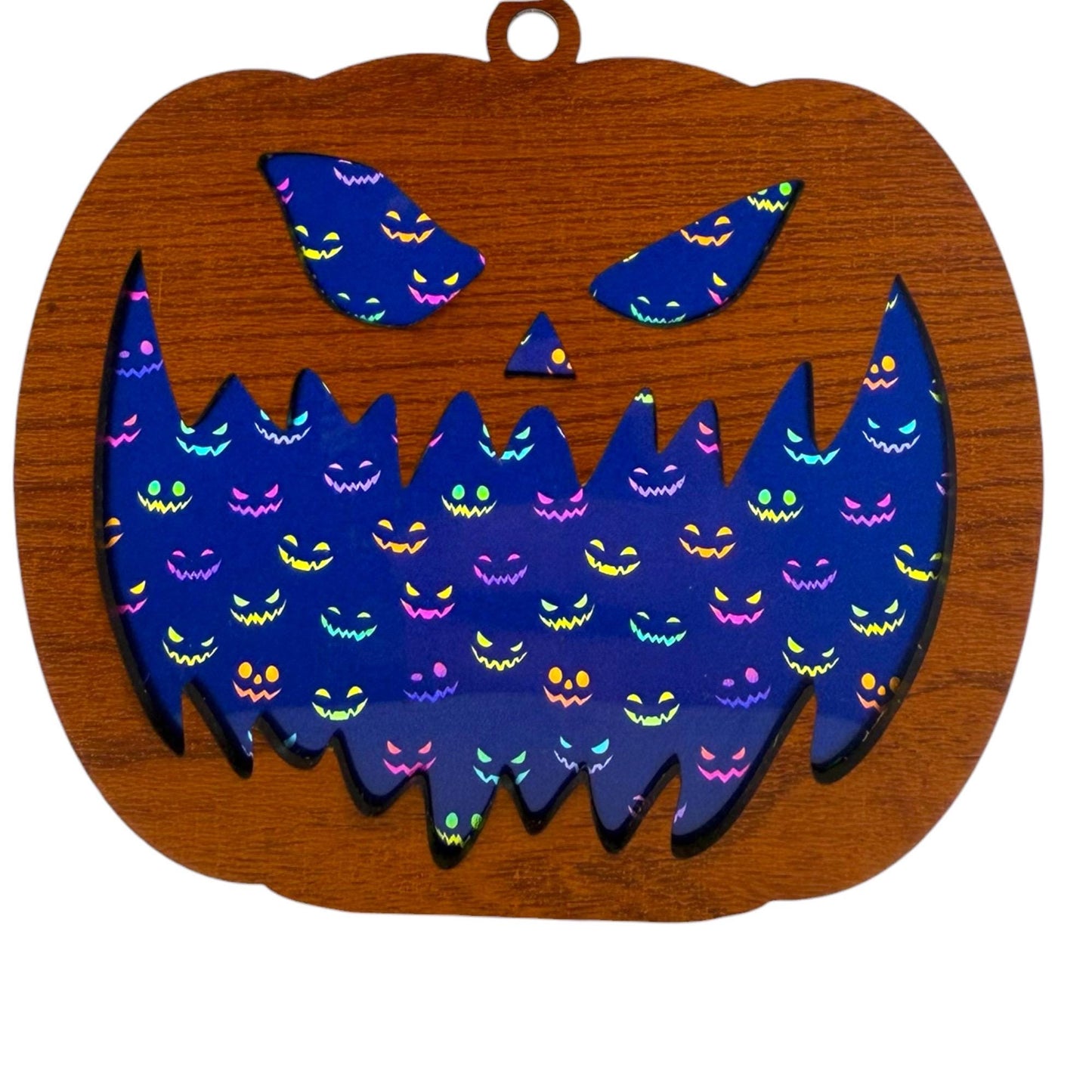 Spooky Jack O Lantern Sun Catcher |  Halloween Window Hanging