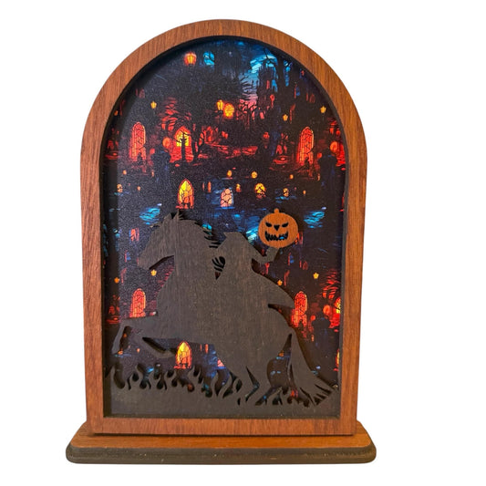 Headless Horseman Shelf Sitter | Spooky Decor