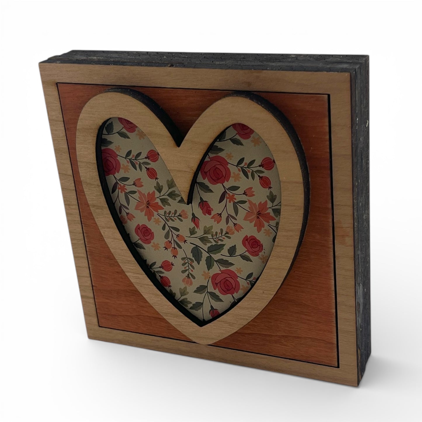 Neutral  Heart Shelf Sitter