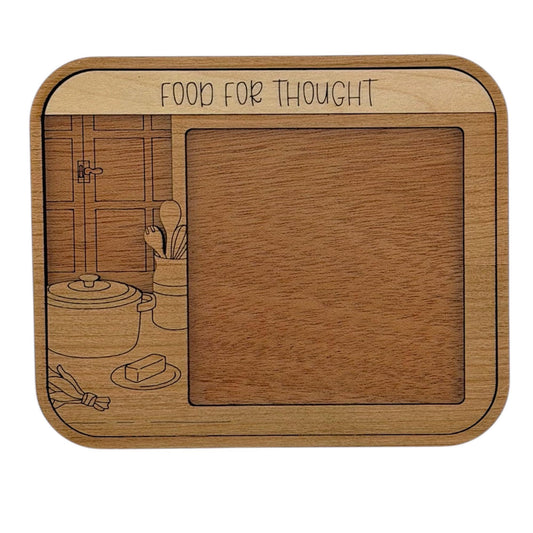 Kitchen Themed Sticky Note Pad Holder