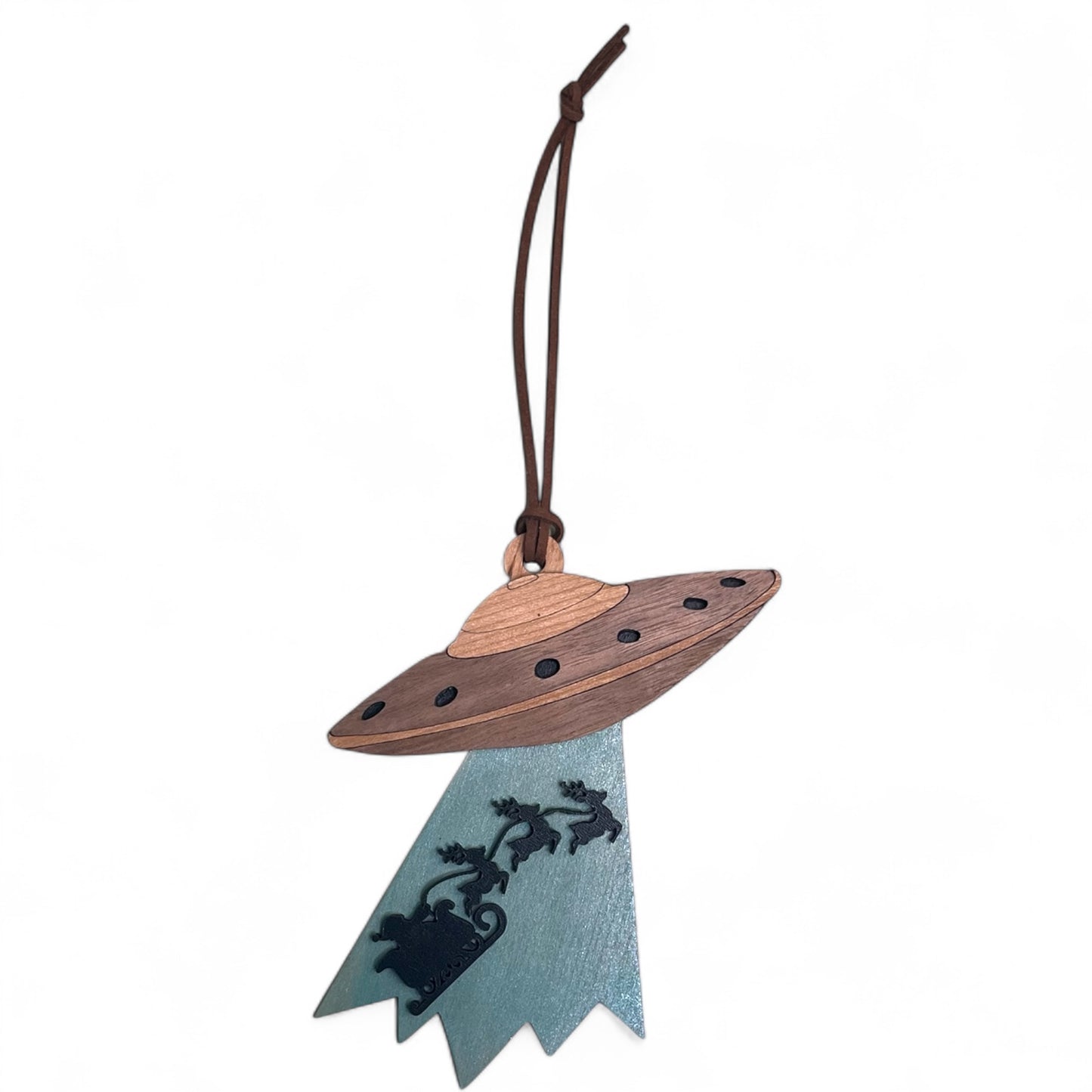 Santa’s Been Abducted Ornament