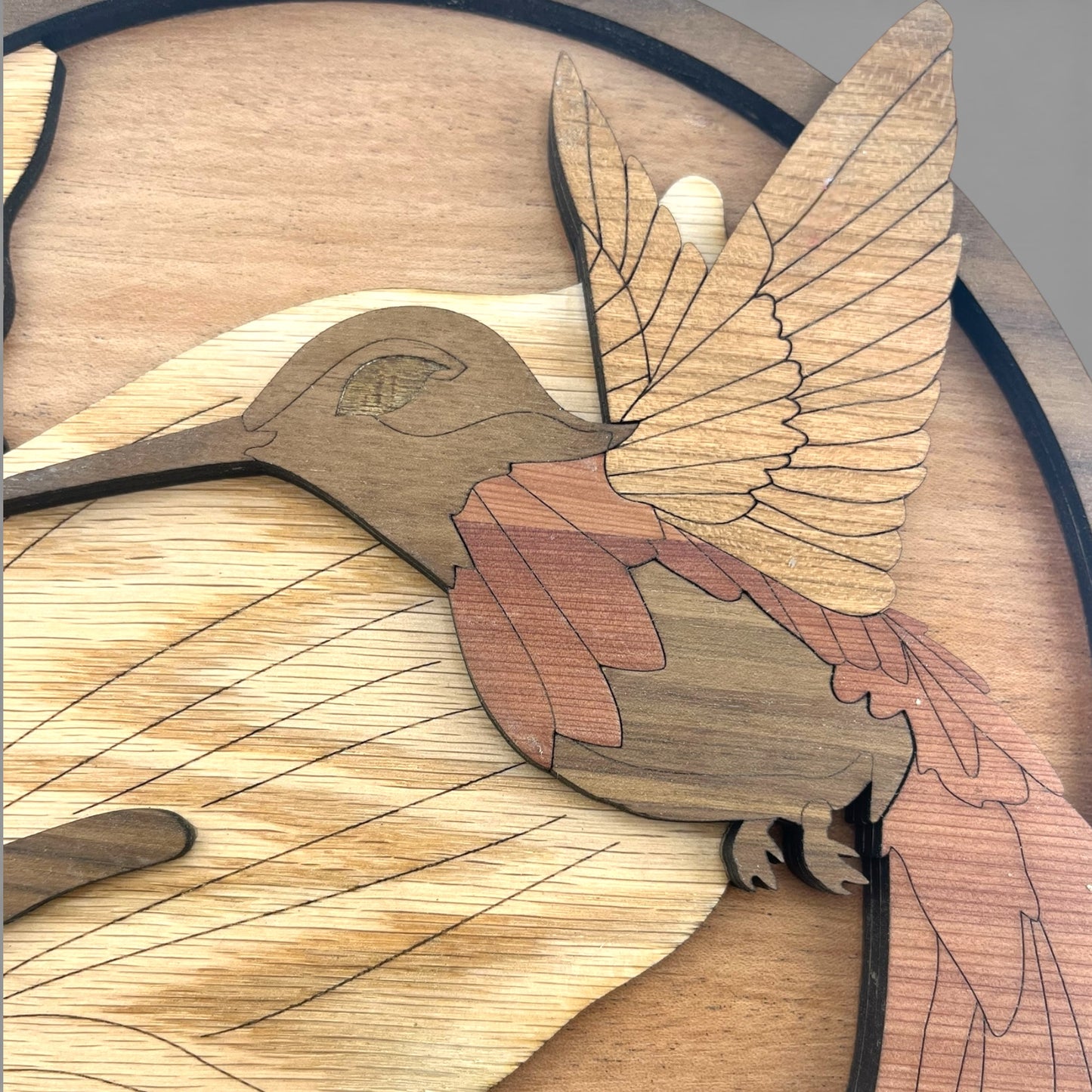 Hummingbird Wall Plaque