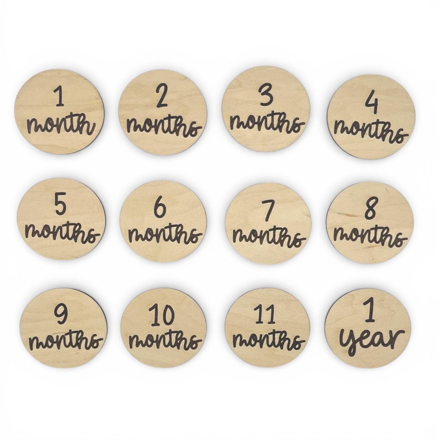 Silly Goose Baby Month Milestone Signs