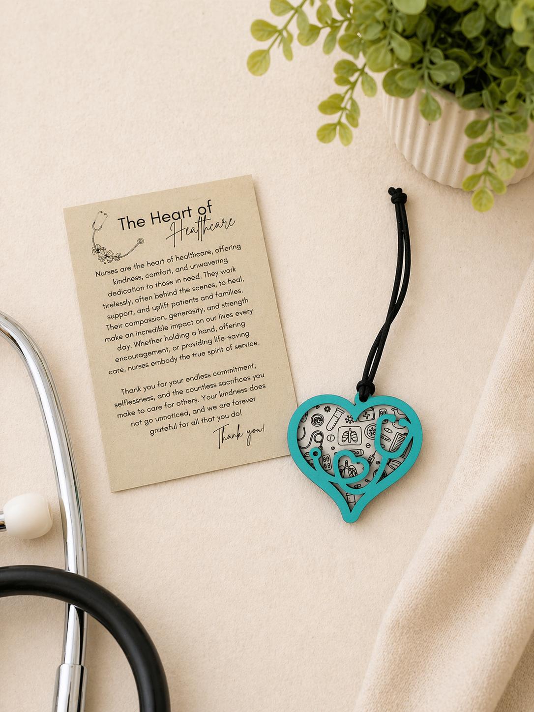 Nurse Appreciation Car Charm - Bag Tag - Custom Message Option