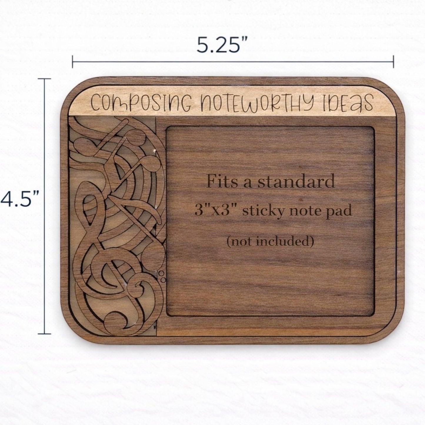 Music Lovers Notepad Holder