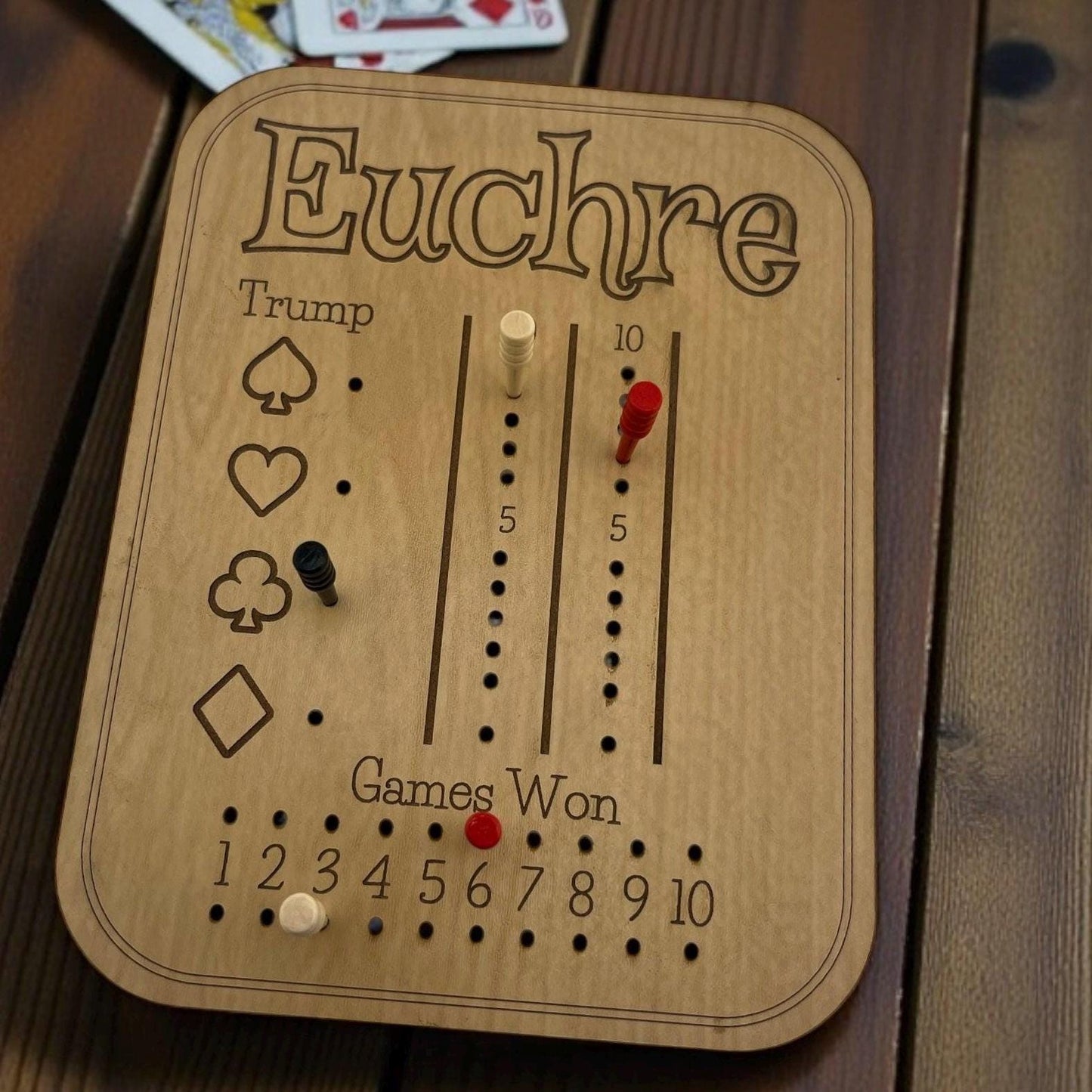 Euchre Score Board