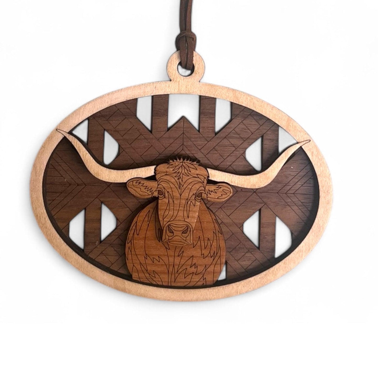 Longhorn Steer Ornament