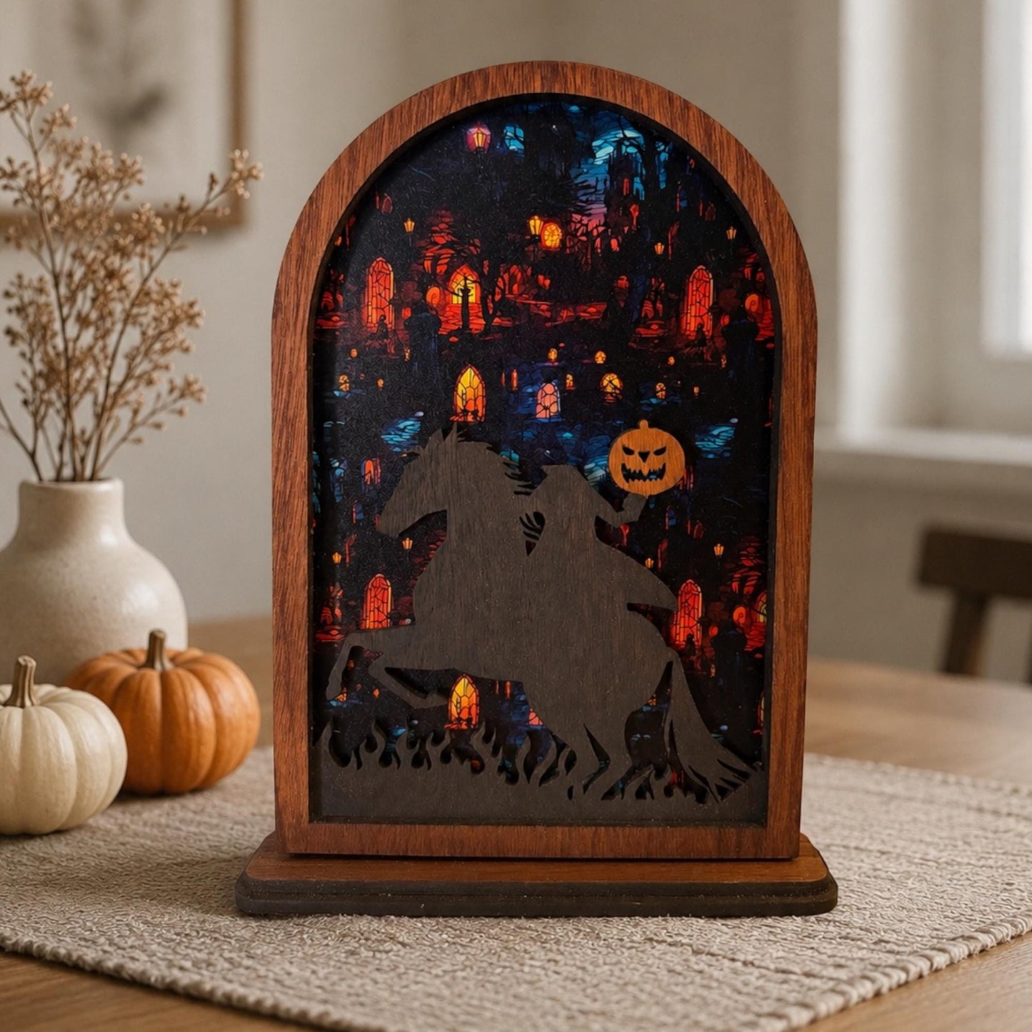 Headless Horseman Shelf Sitter | Spooky Decor