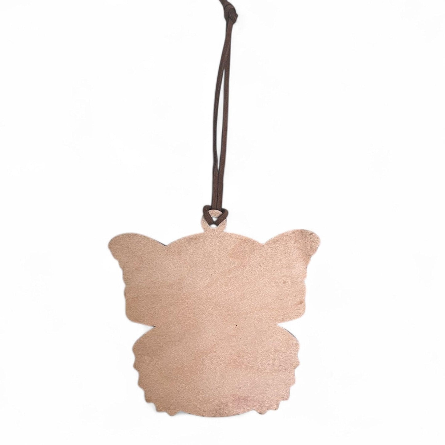 Handcrafted Layered Wood Butterfly Ornament | Nature Decor
