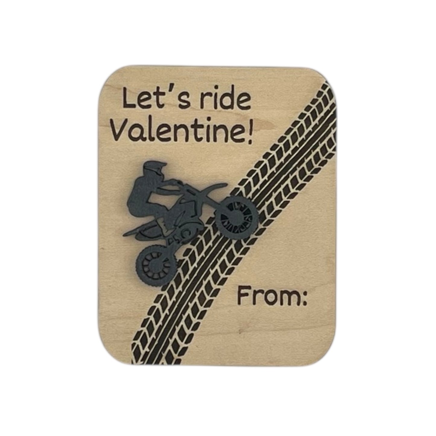Dirt Bike Valentines Set of 4