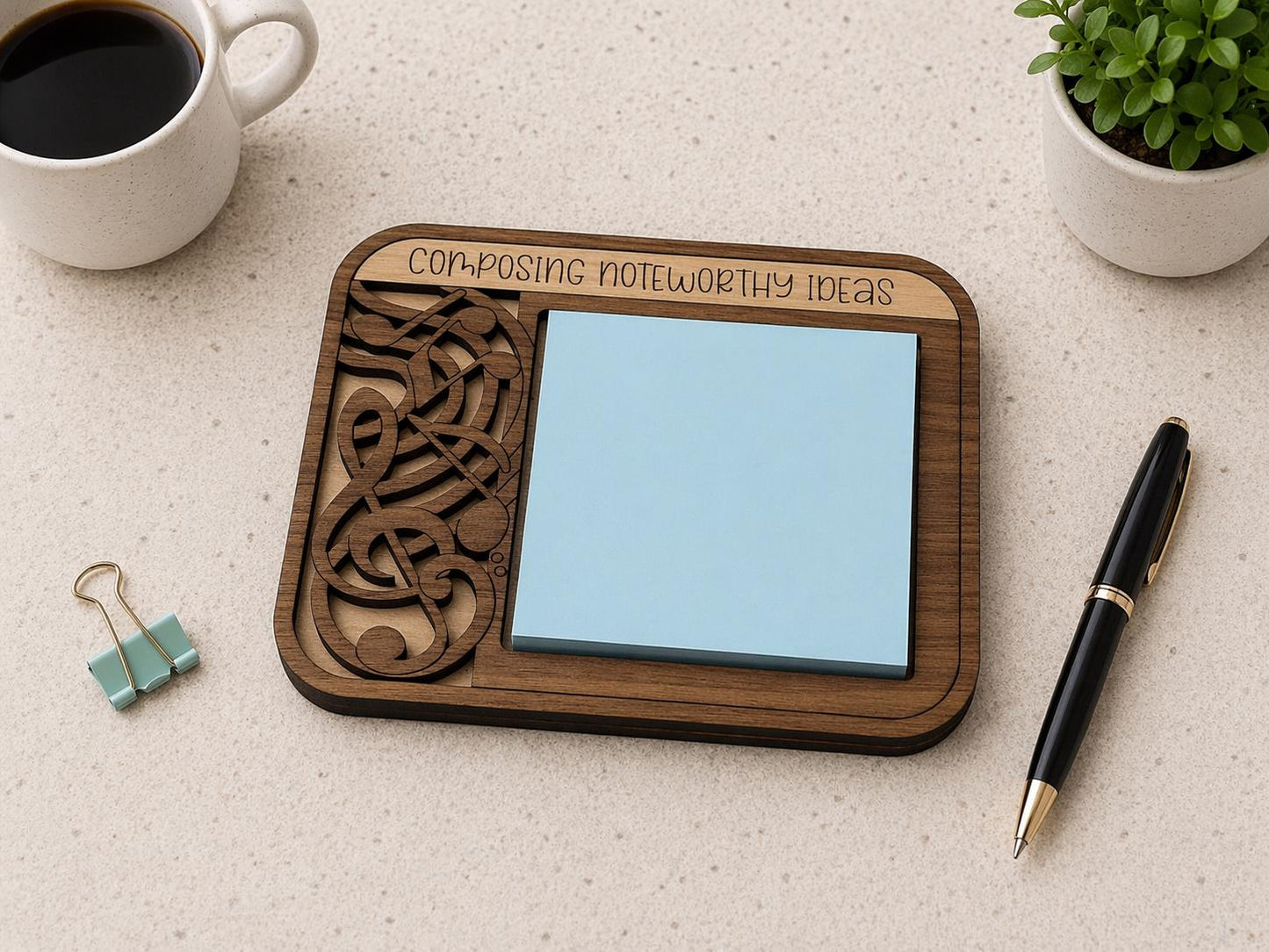 Music Lovers Notepad Holder