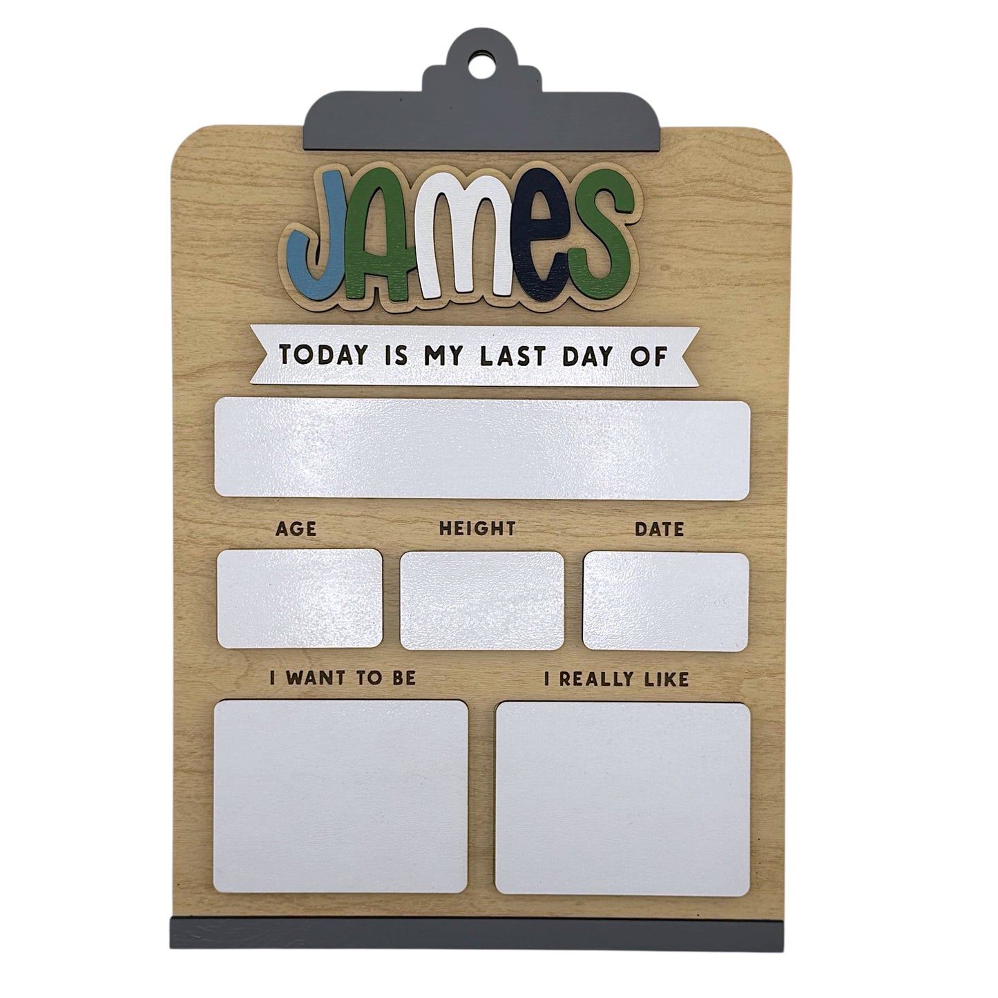 Clipboard Interchangeable Back To School Board