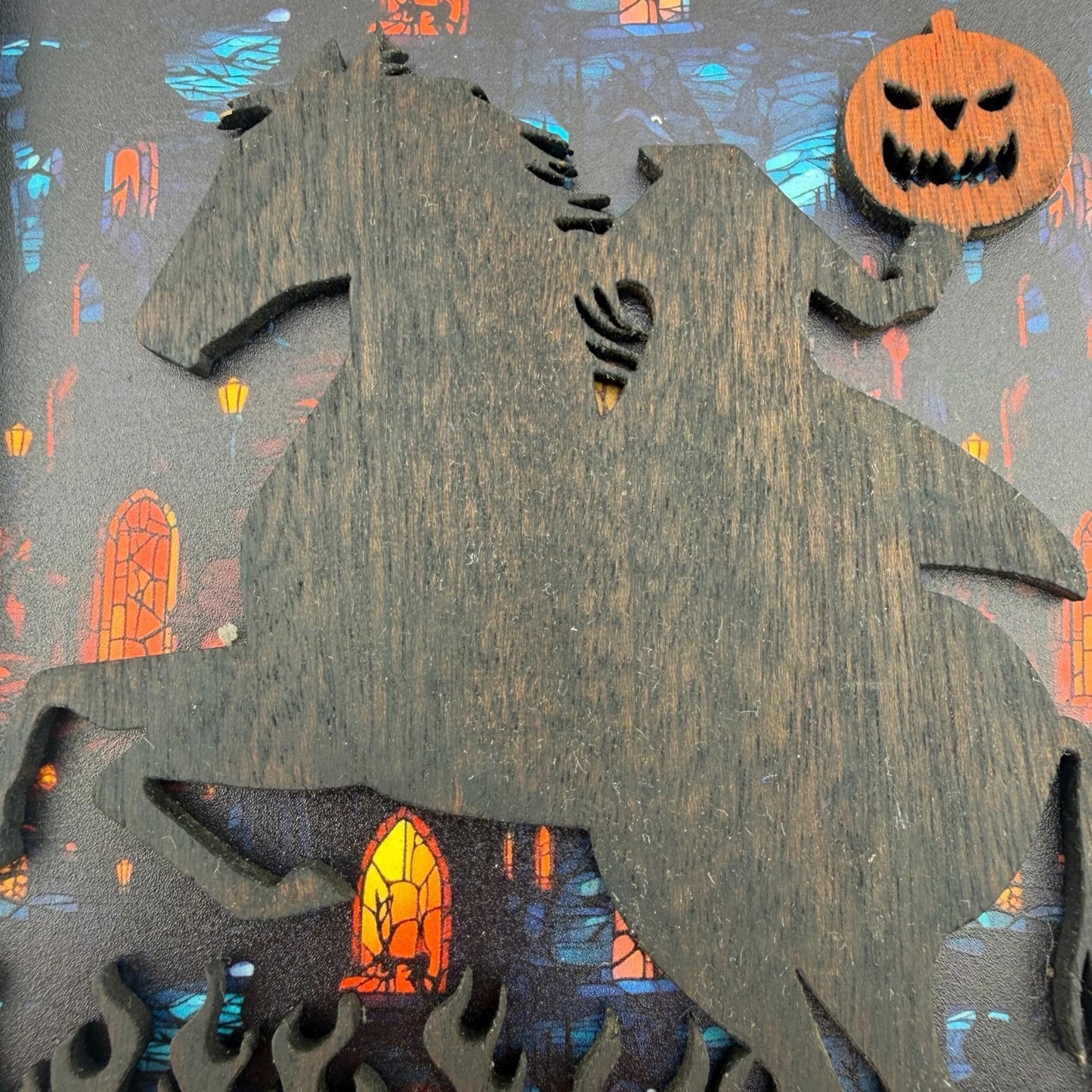 Headless Horseman Shelf Sitter | Spooky Decor