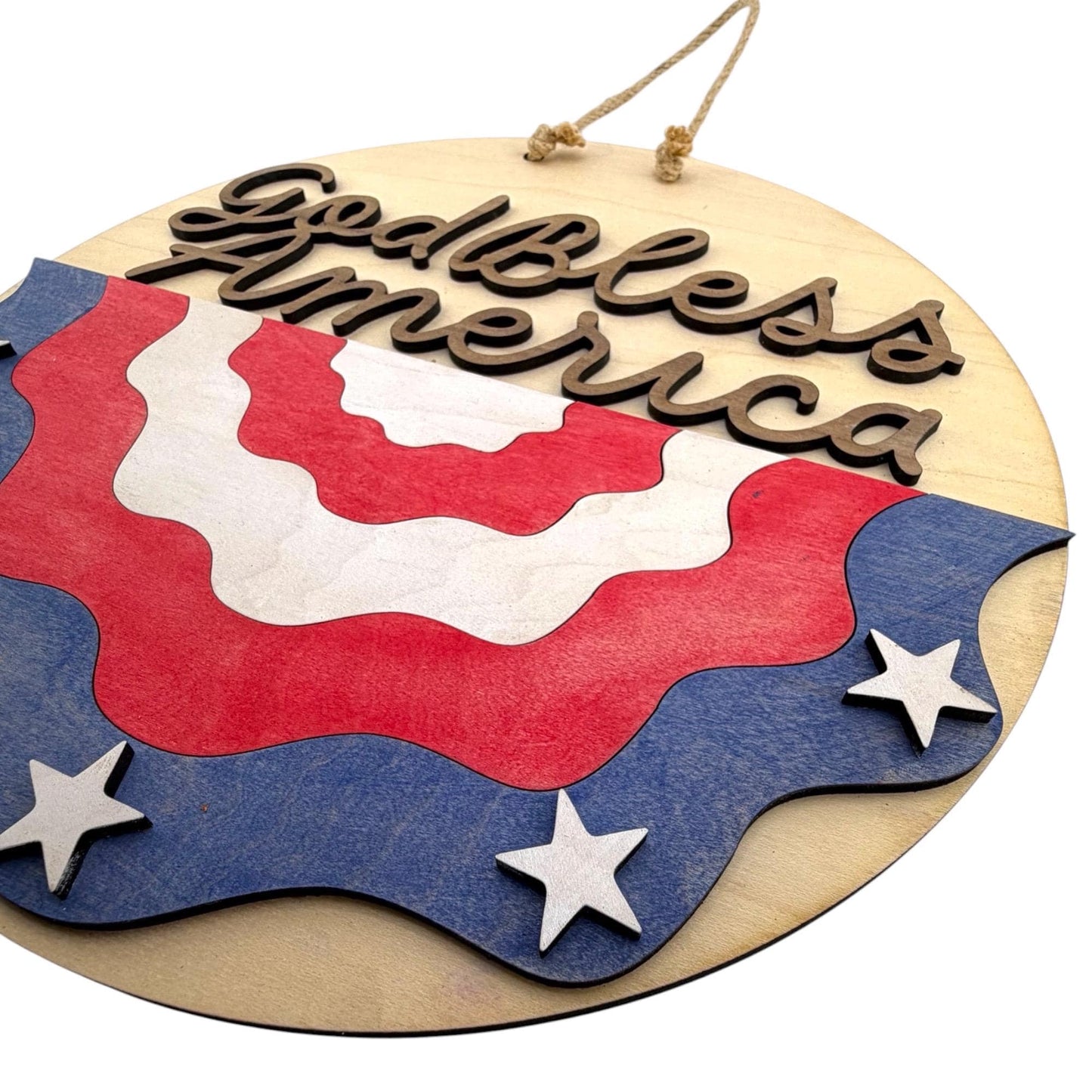 God Bless America Patriotic Wall Art