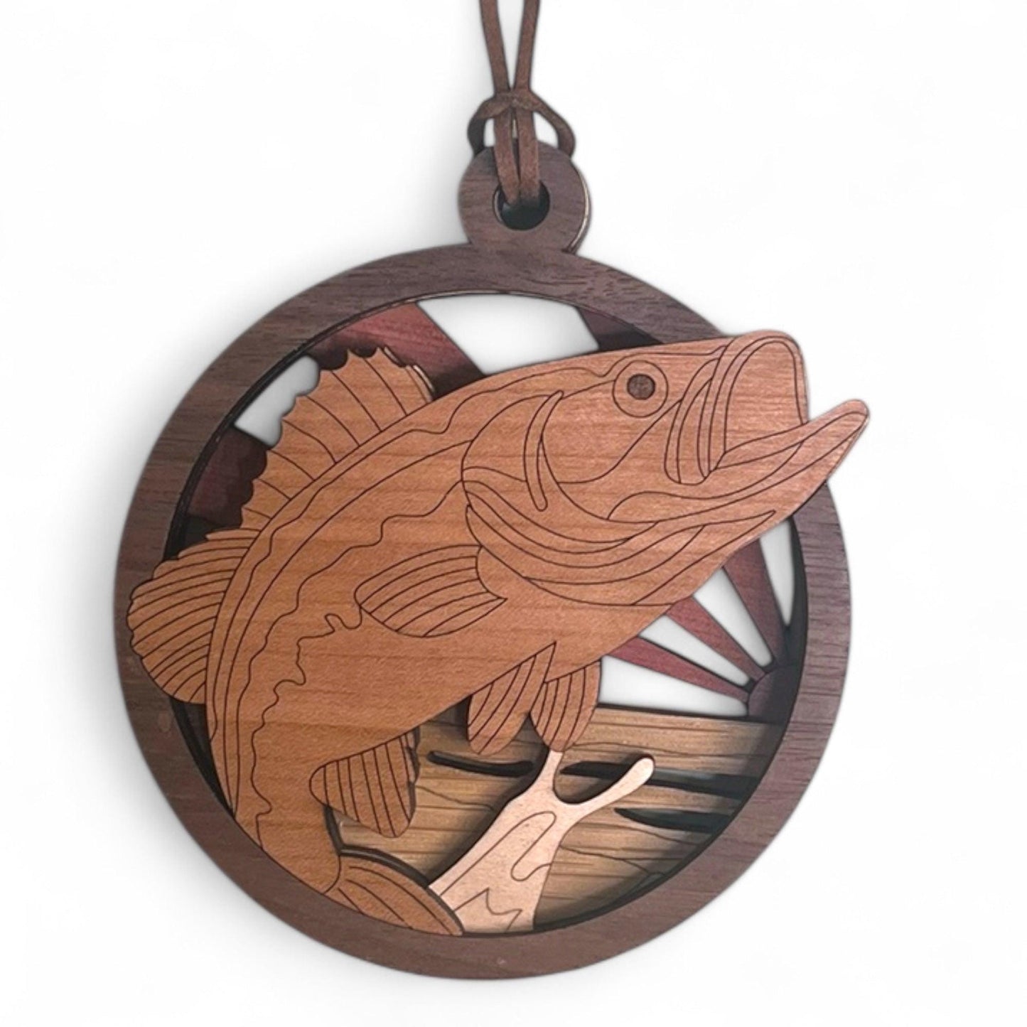 Bass Fishing Ornament