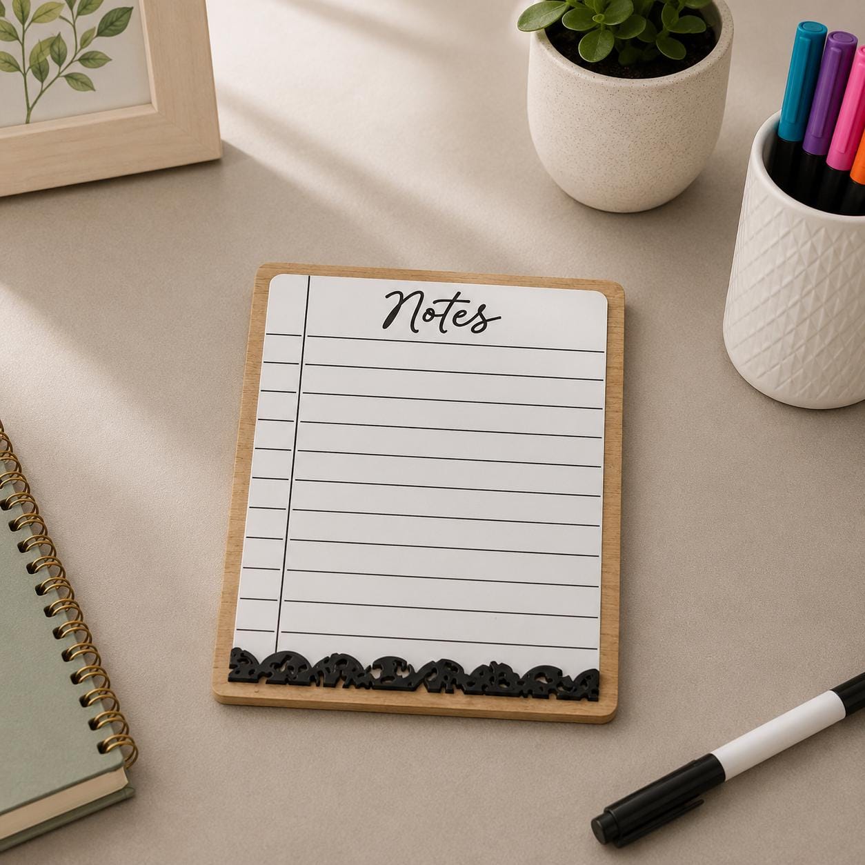 Composition Accent Dry Erase Note Board
