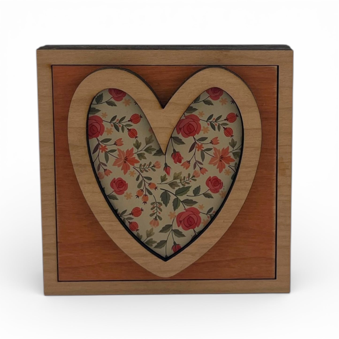 Neutral  Heart Shelf Sitter