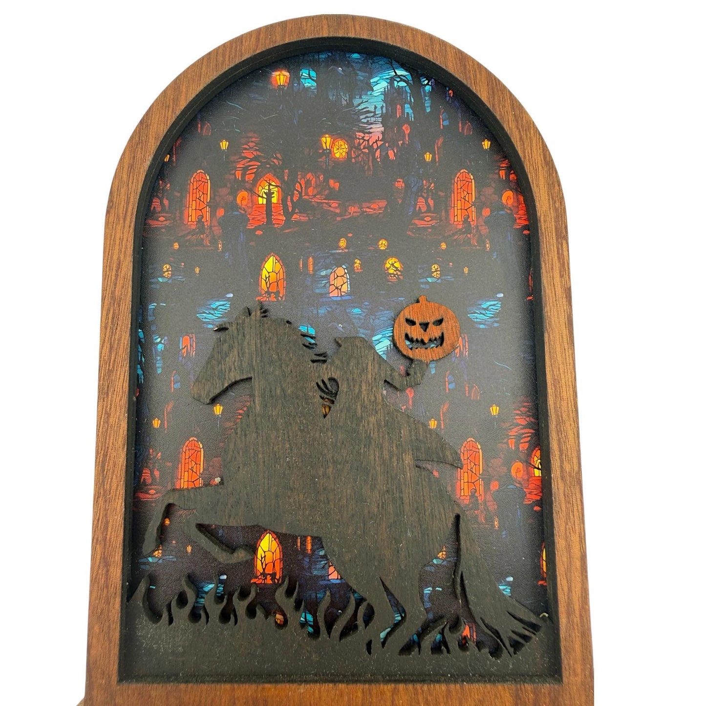 Headless Horseman Shelf Sitter | Spooky Decor