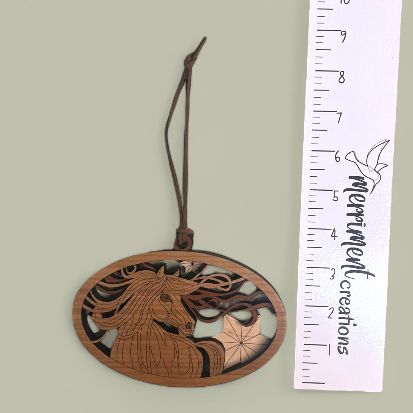 Windswept Horse Ornament