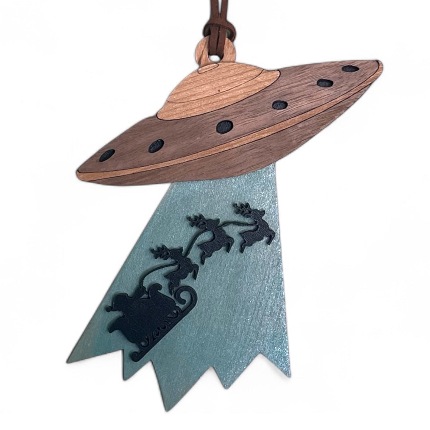 Santa’s Been Abducted Ornament